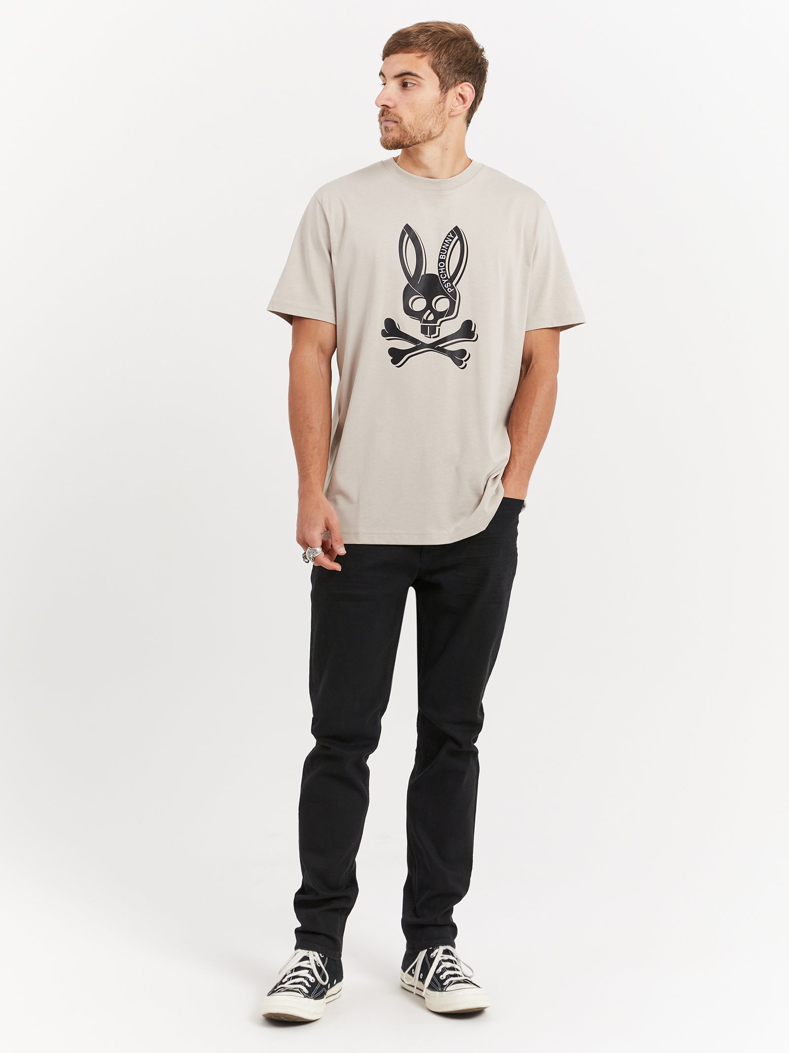 Serge Graphic T-Shirt in Sandstone