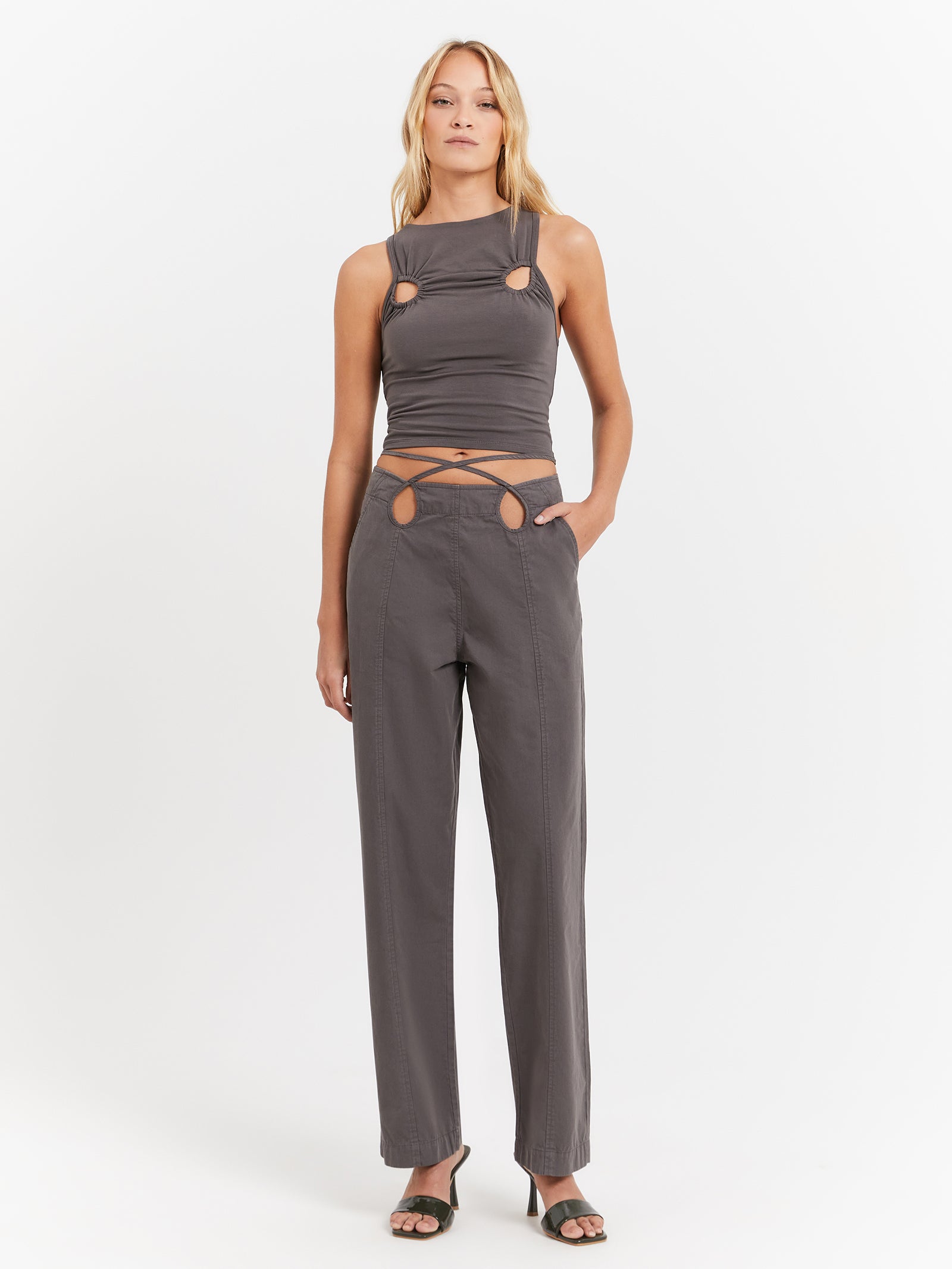 Quinton Pants in Charcoal