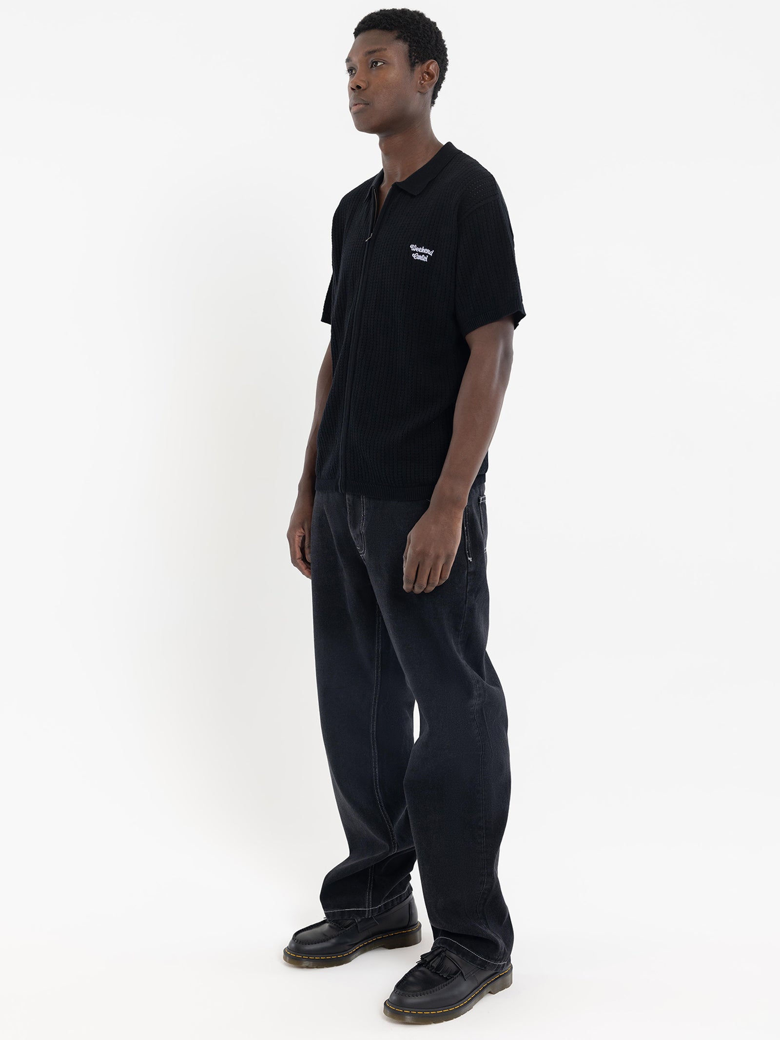 Jace Knit Zip Polo