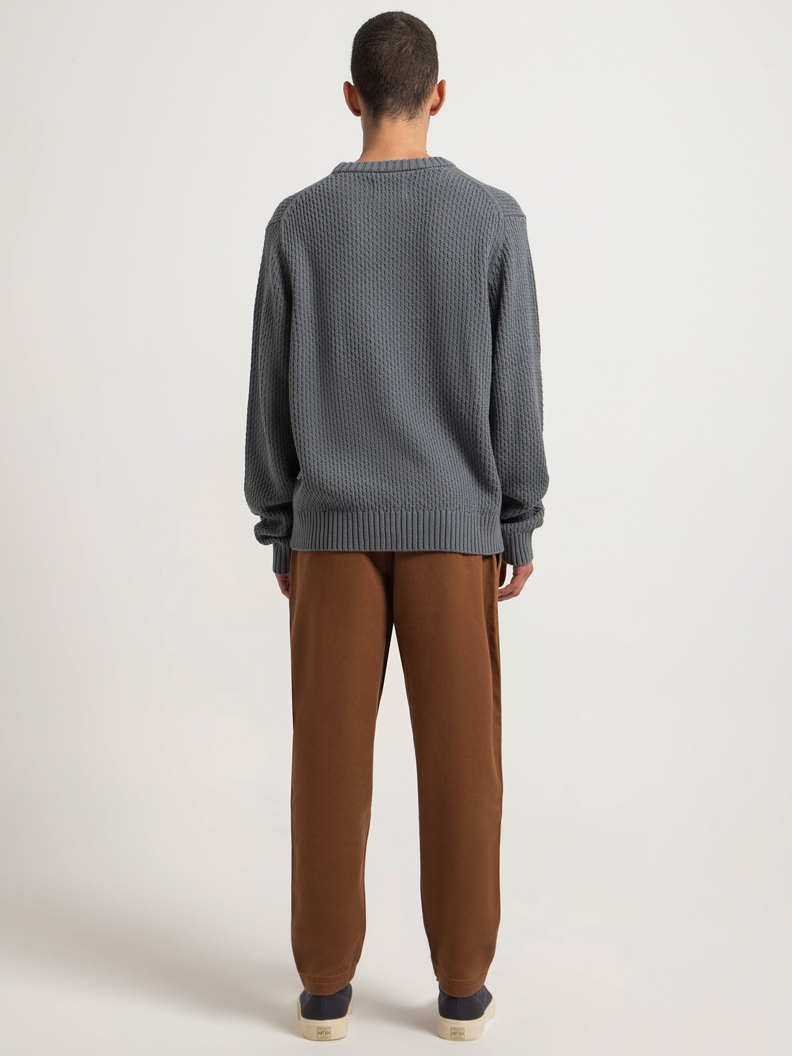 Rowan Knit Sweater in Storm