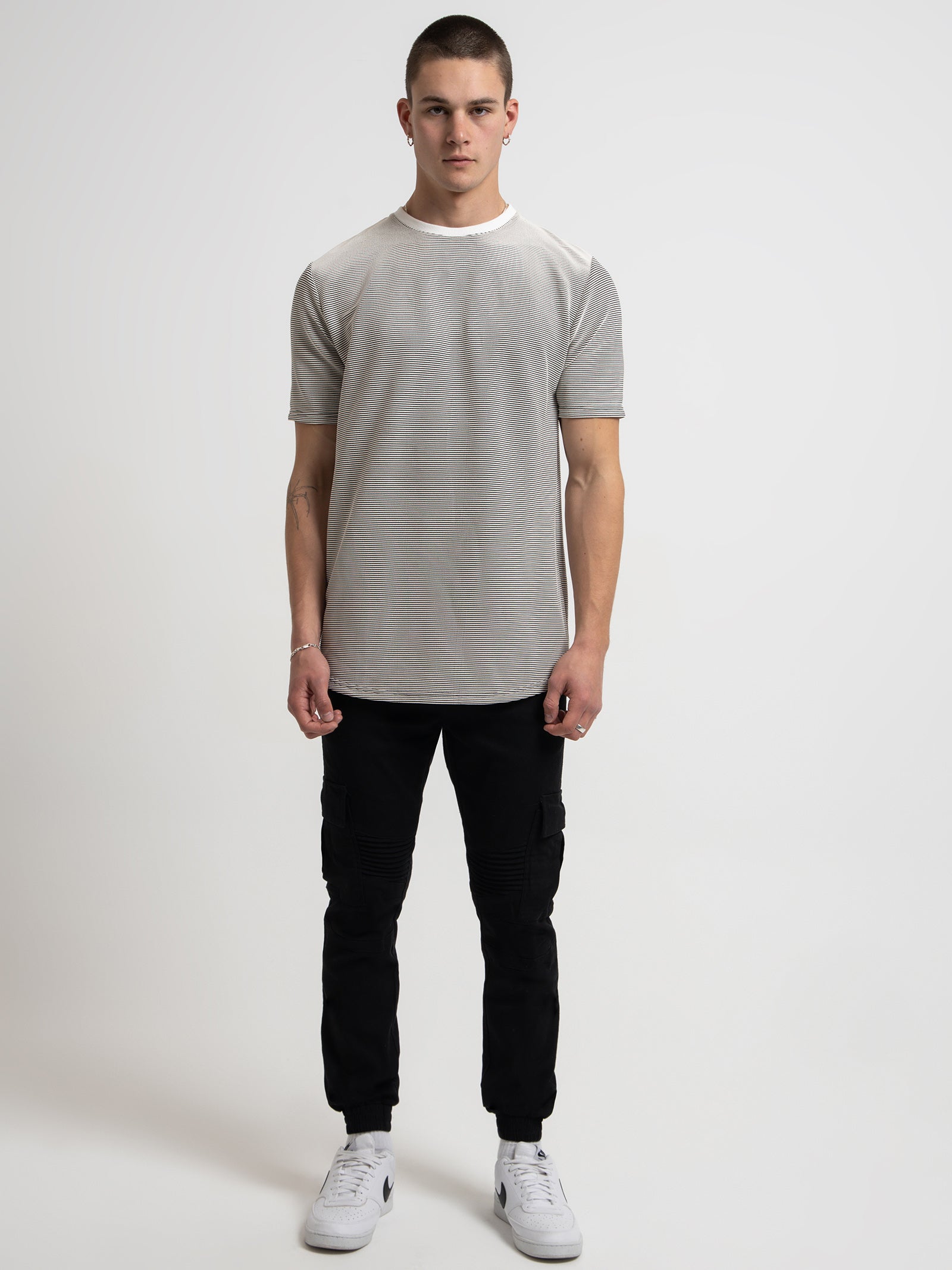 Roxford T-Shirt in Black & White