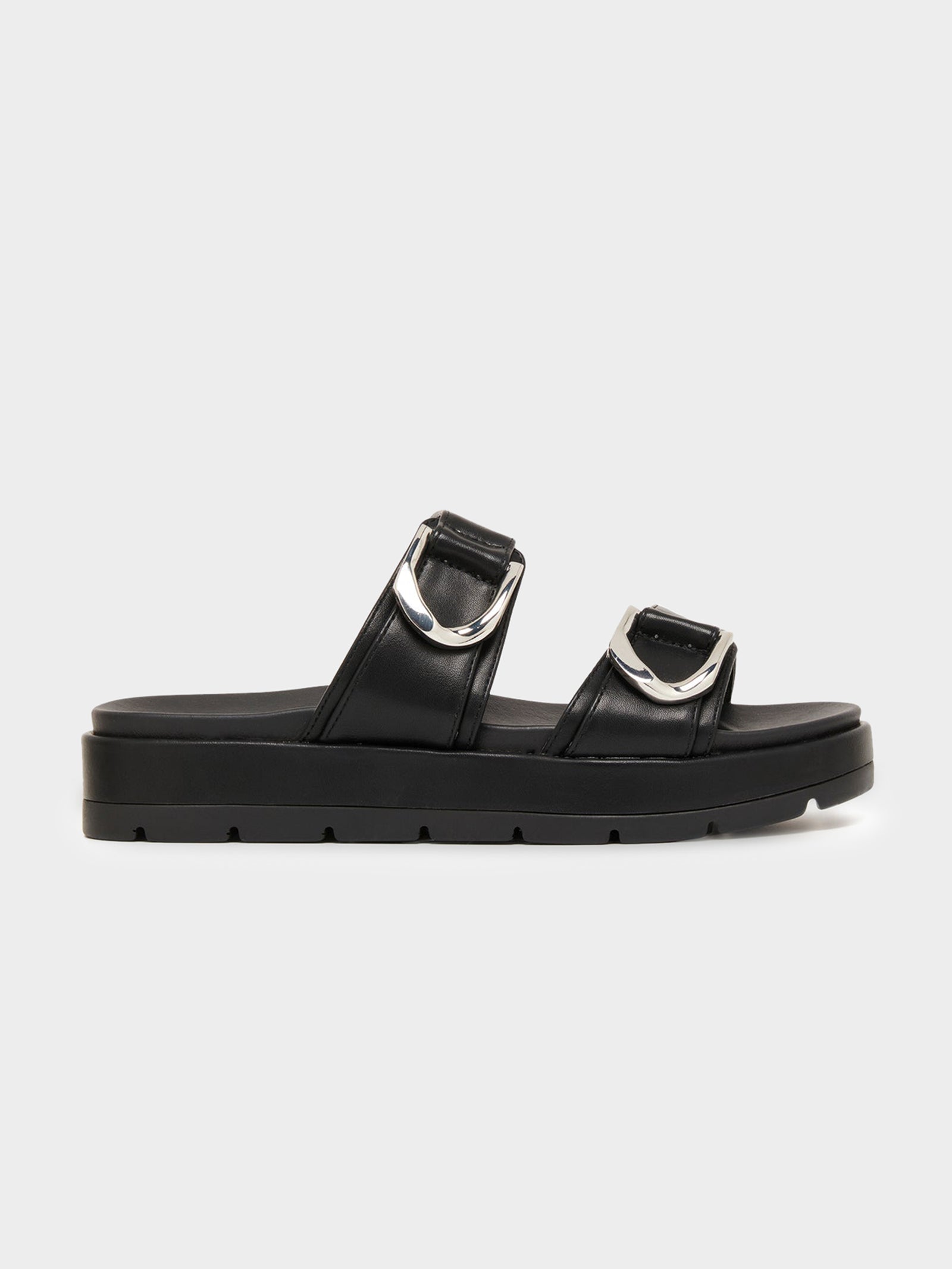 Womens Link Sandals in Black