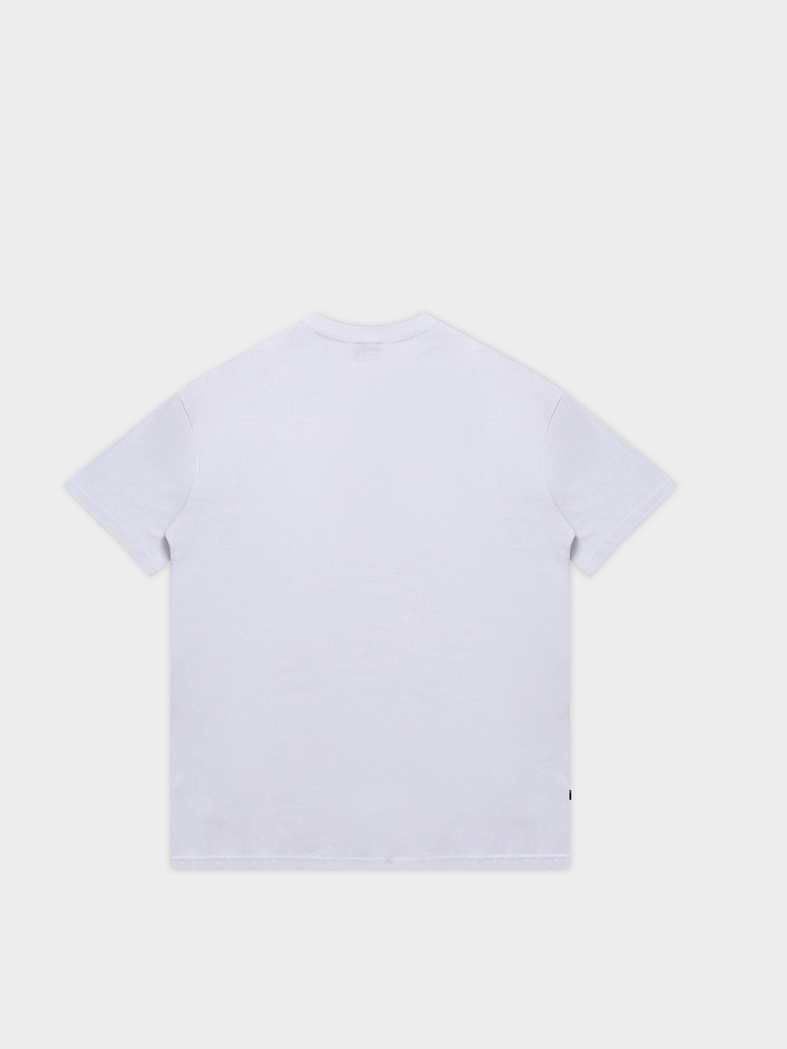 Solid Stock Logo Short Sleeve T-Shirt in White