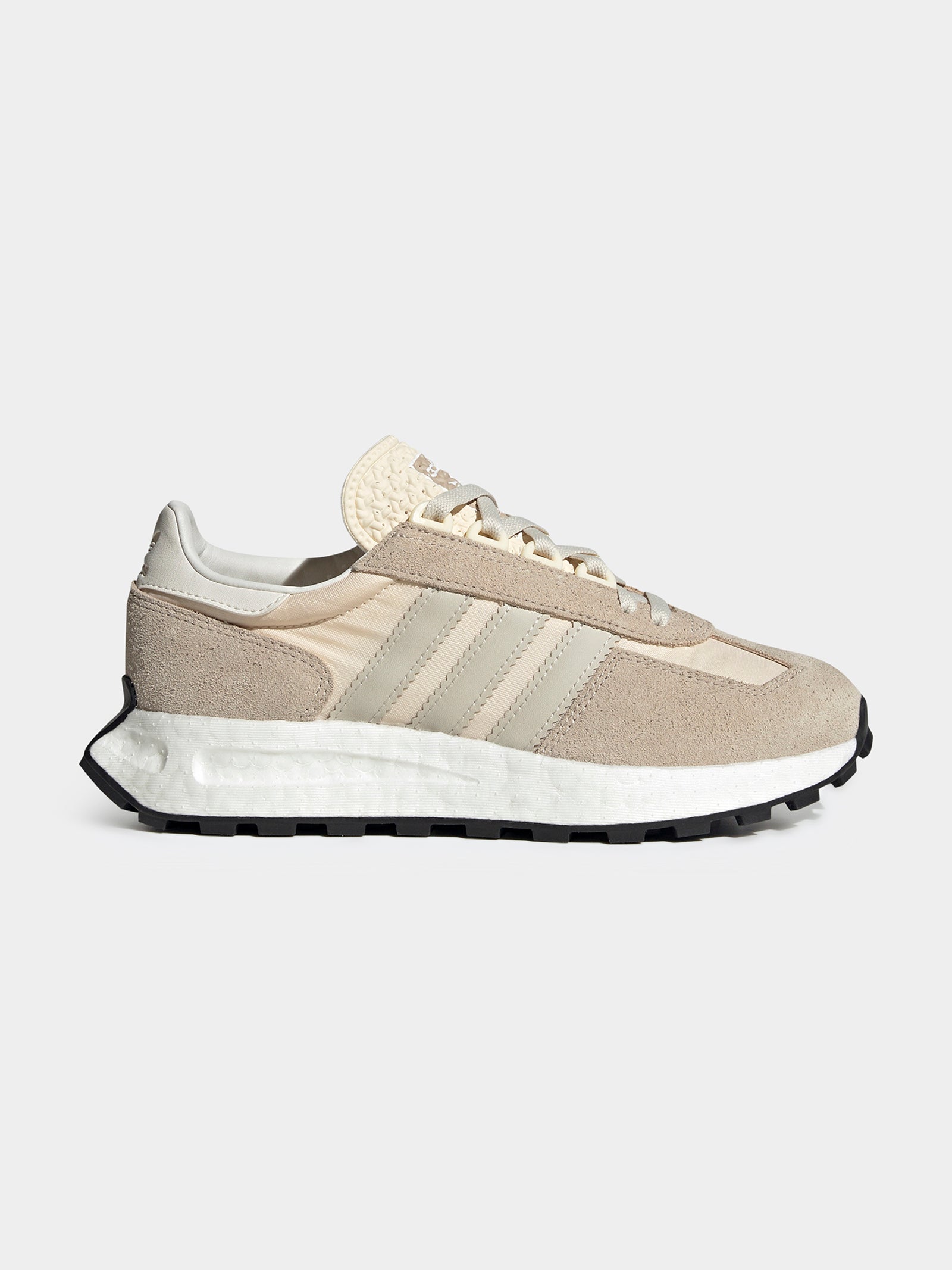 Womens Retropy E5 Sneakers in Beige & White