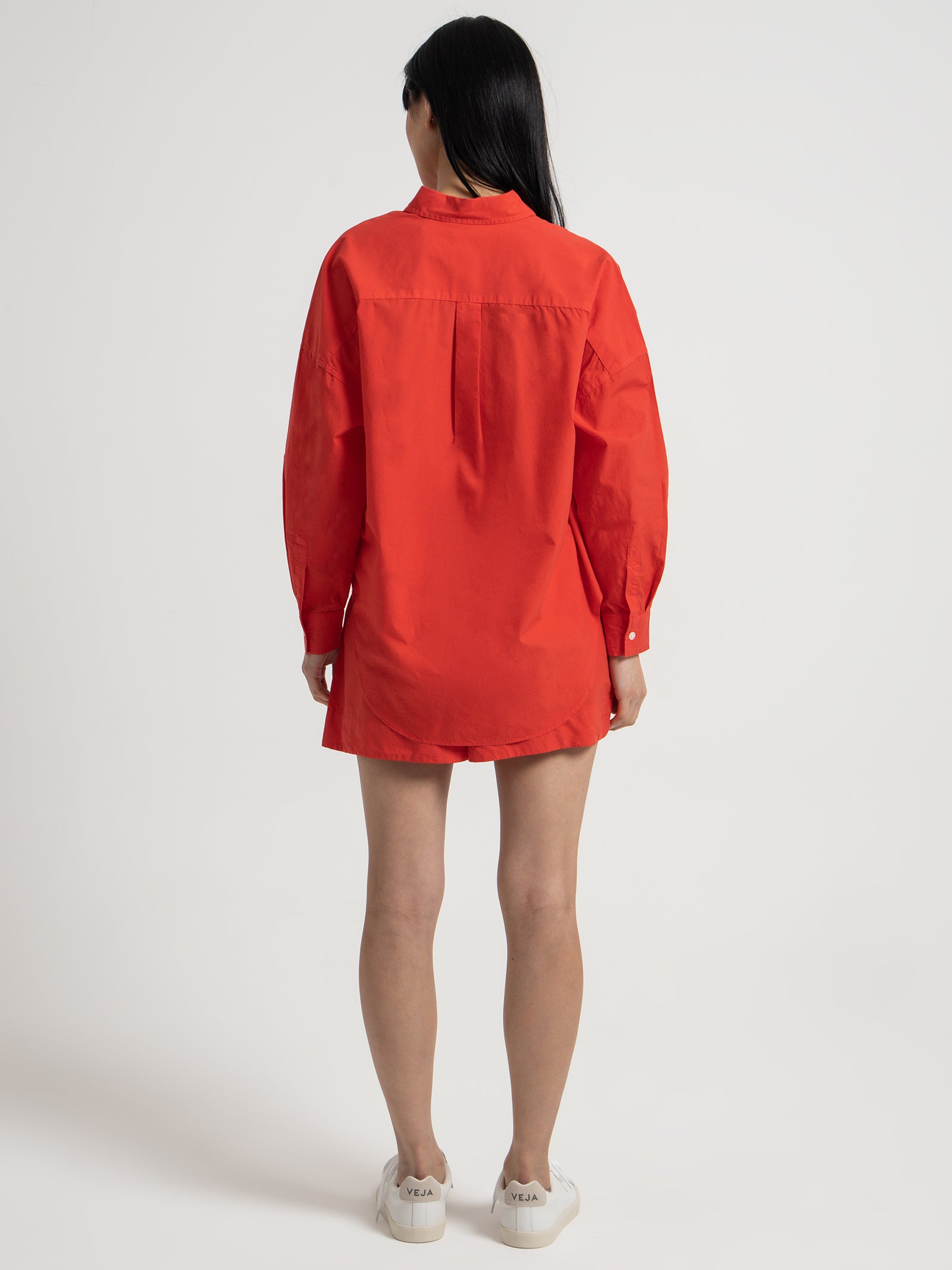 Chiara Shirt in Watermelon Red