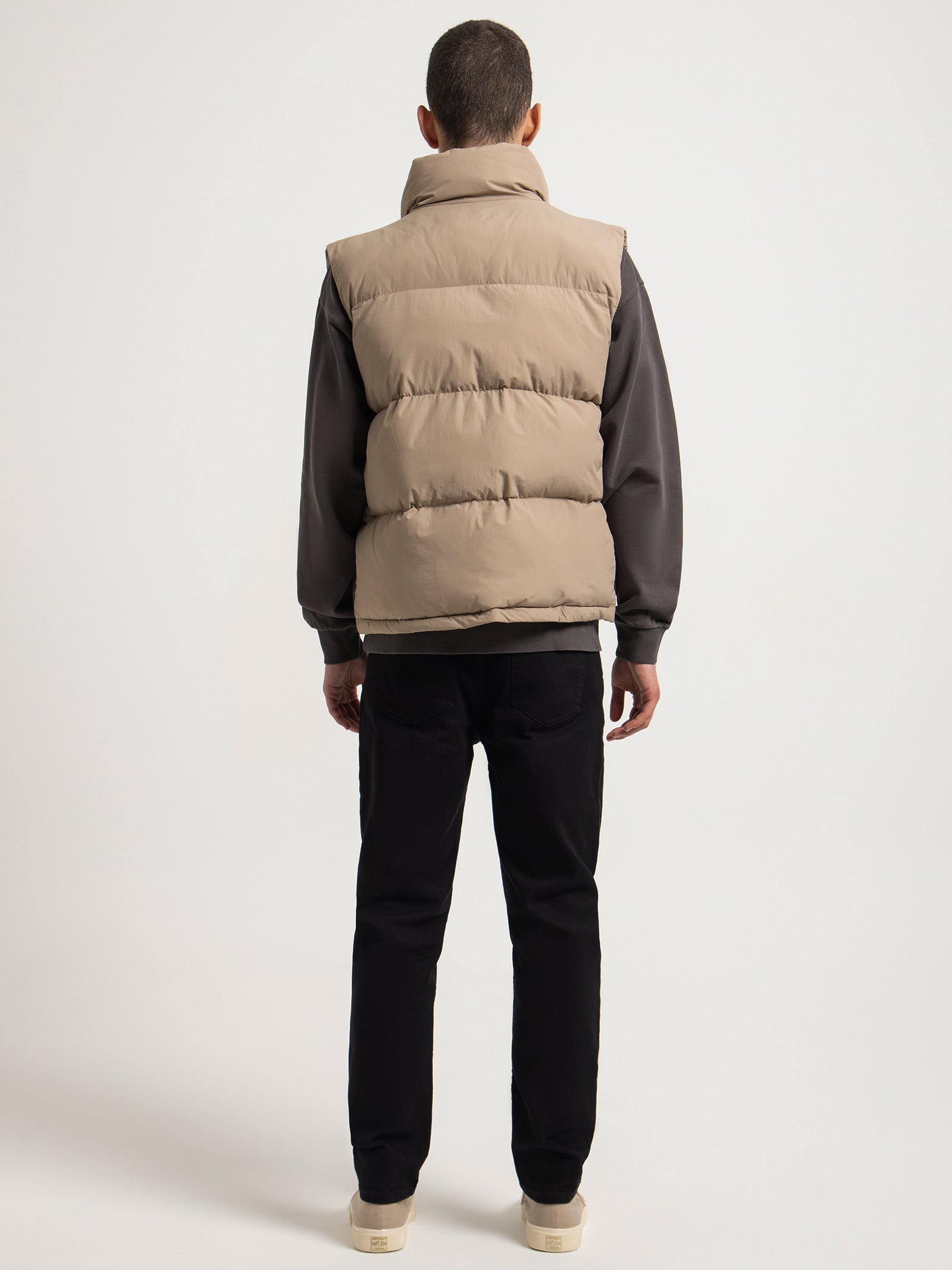 Seneca Puffer Vest in Granola