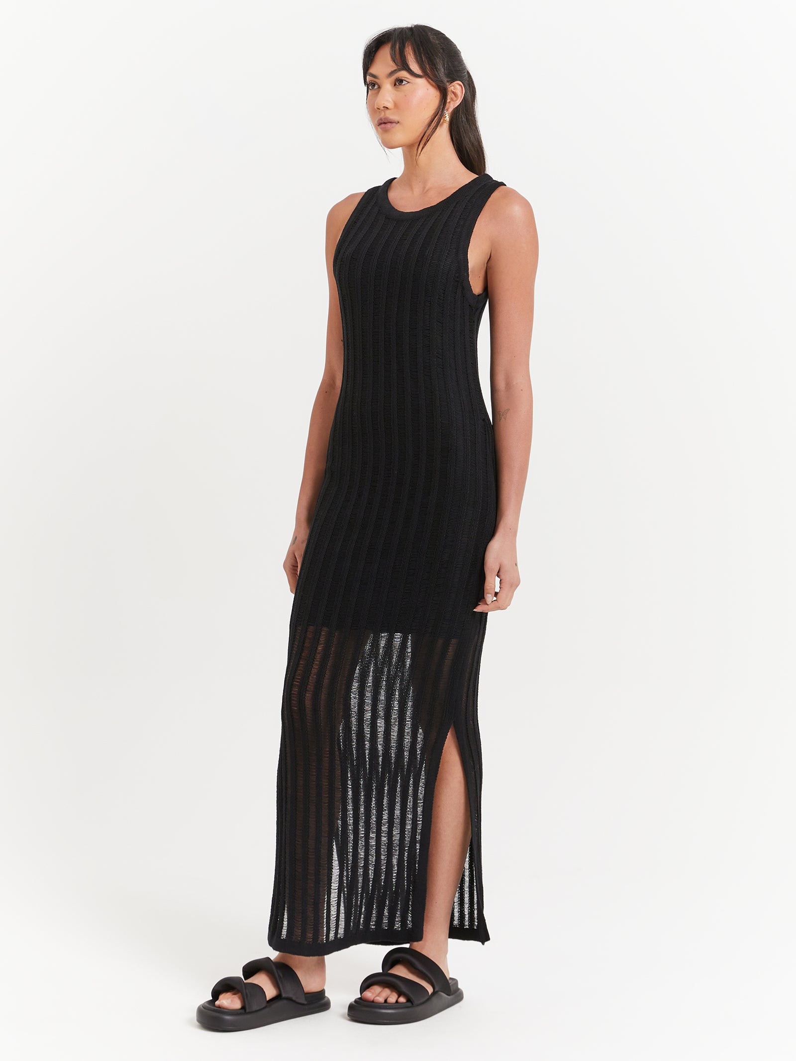 Montanna Midi Dress in Black