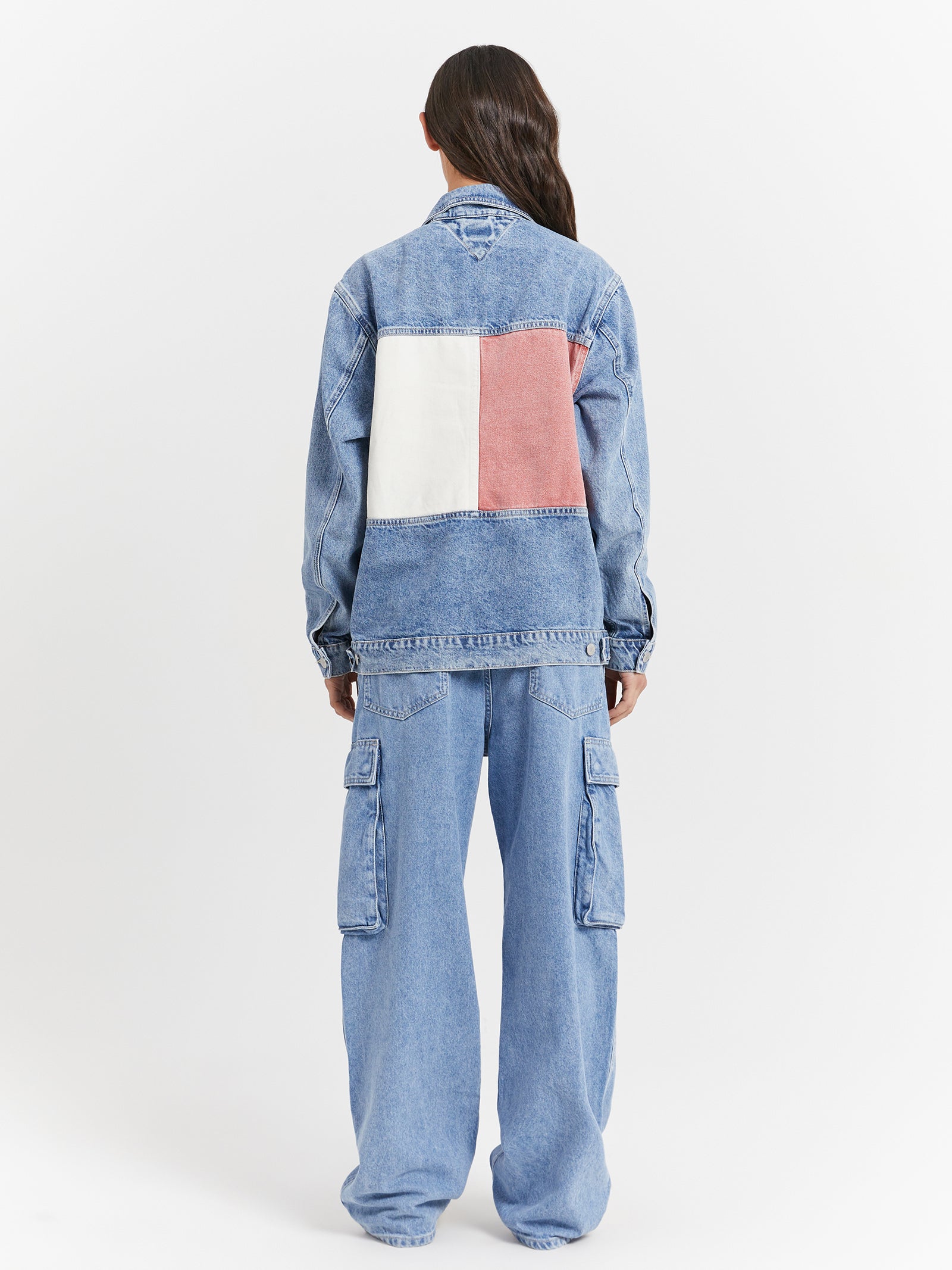 Oversized Trucker Jacket in Denim