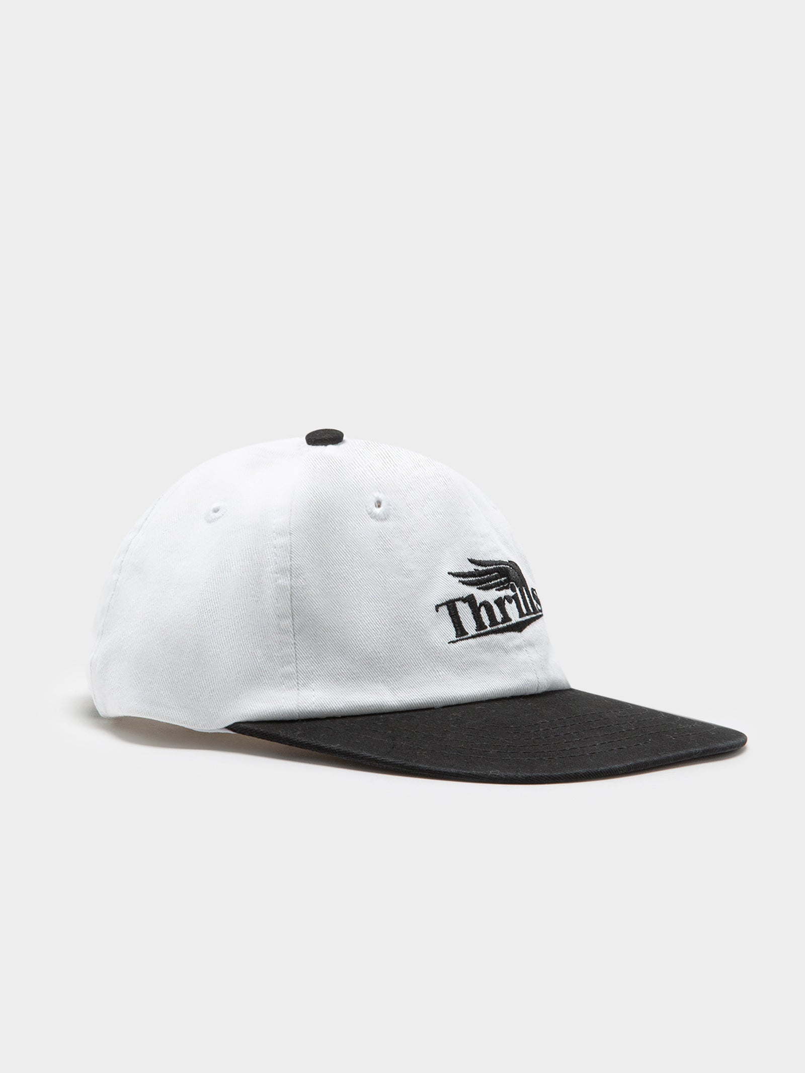 High Life 6 Panel Cap in White