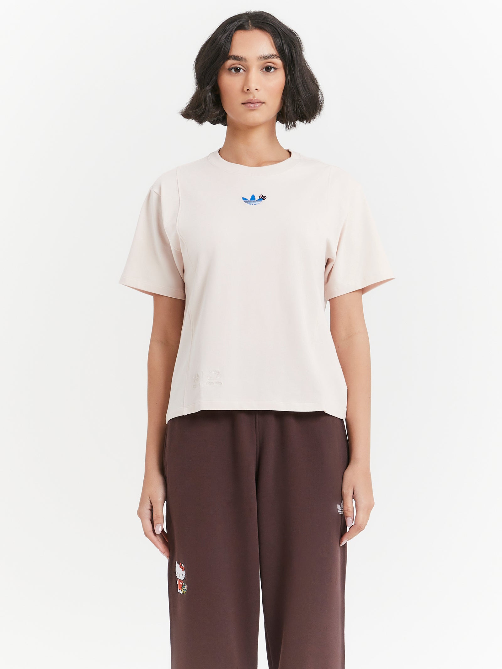 Adidas Originals x Hello Kitty T-Shirt in Wonder Quartz