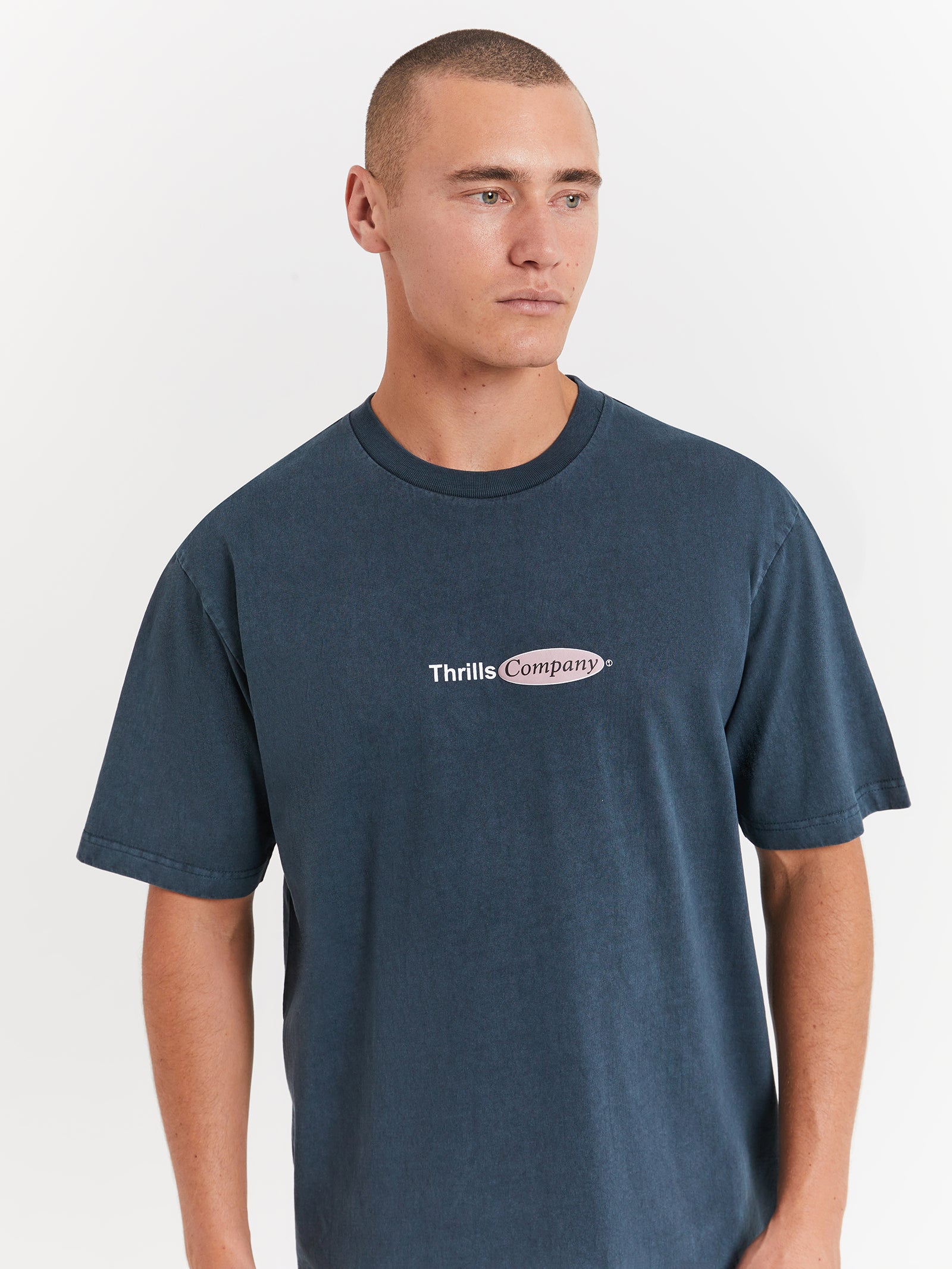 In Harmony Oversize Fit T-Shirt in Petrol