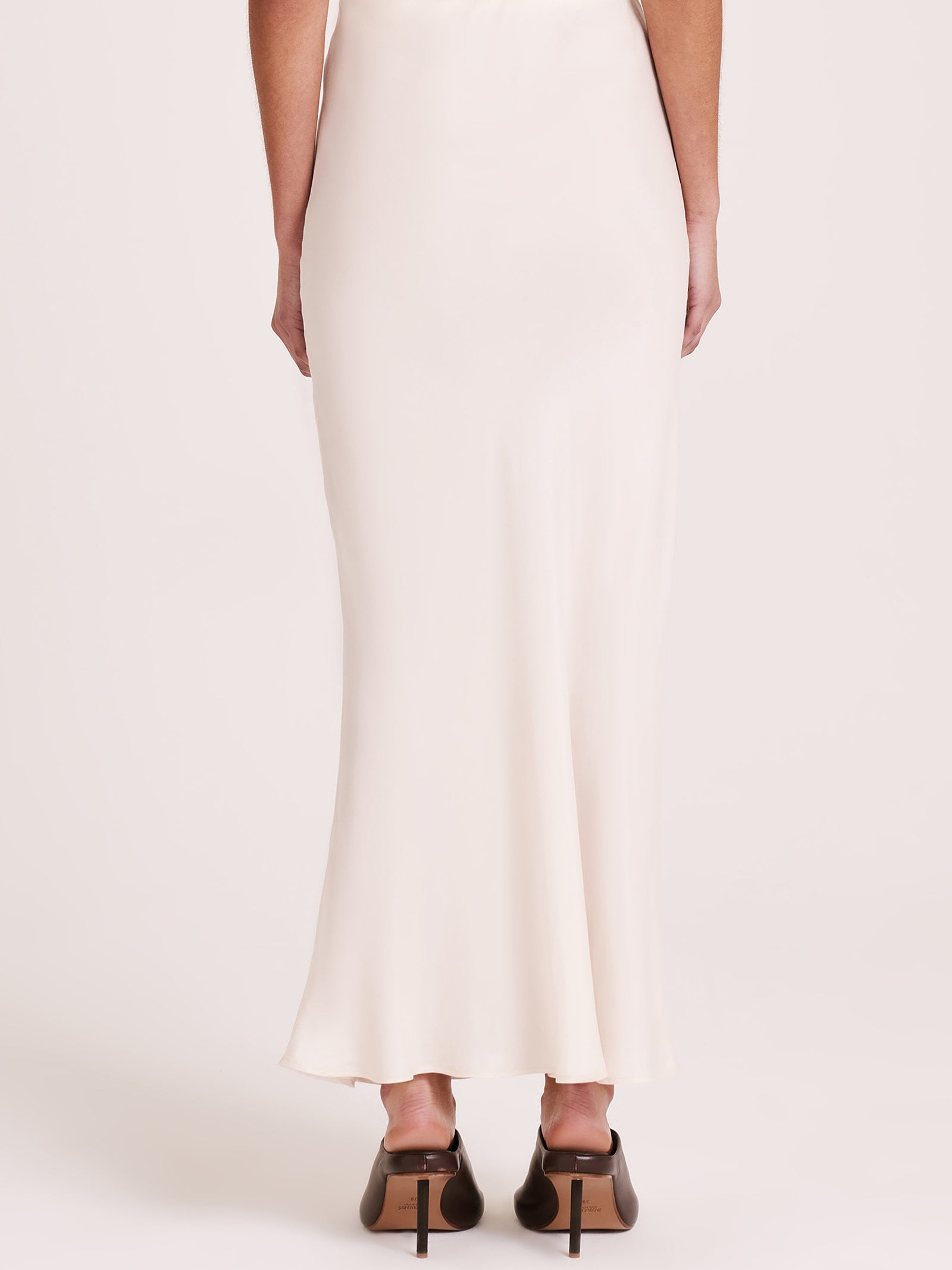 Ines Cupro Skirt in Cloud