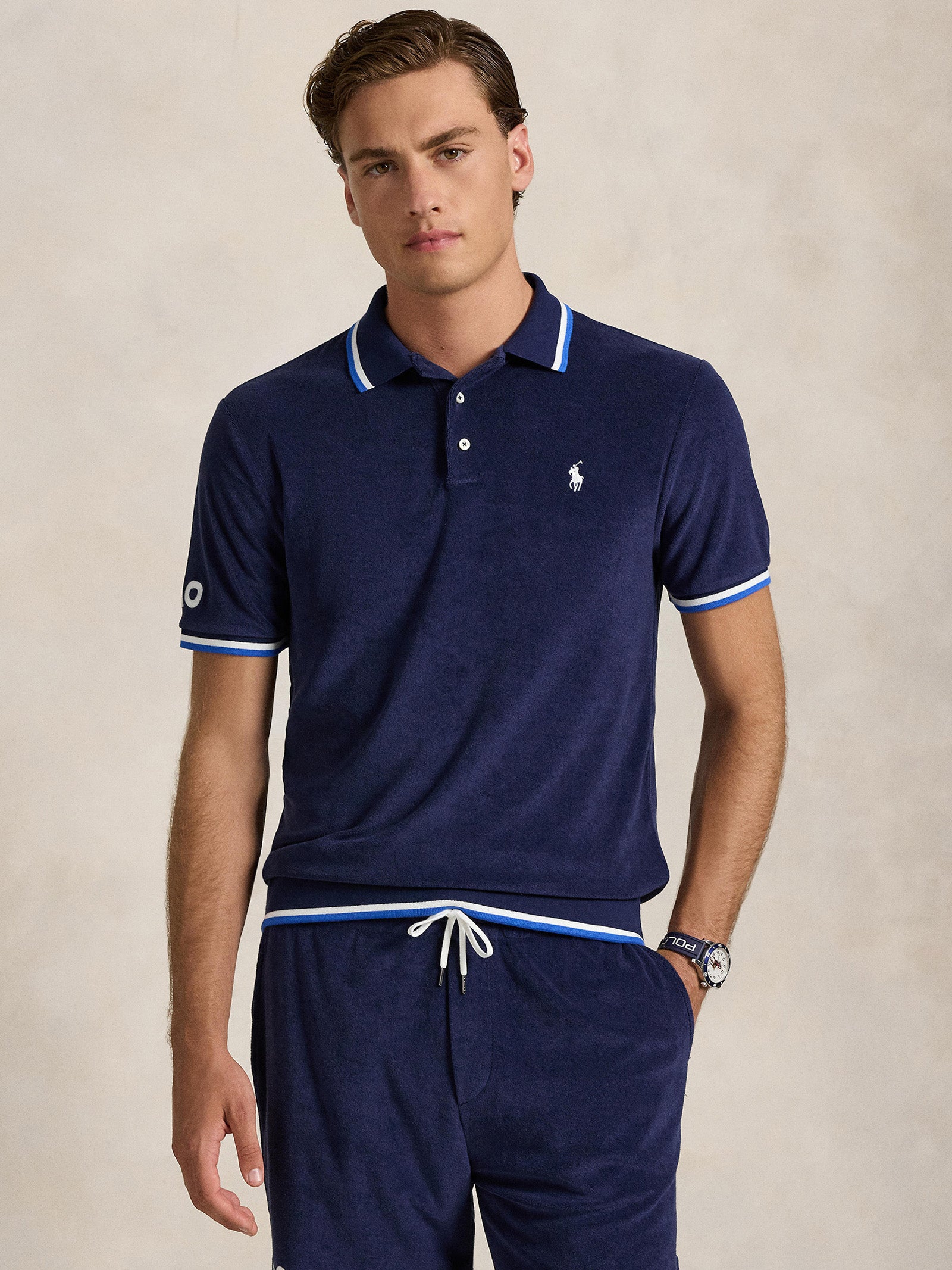 AO Polo Shirt In Refined Navy