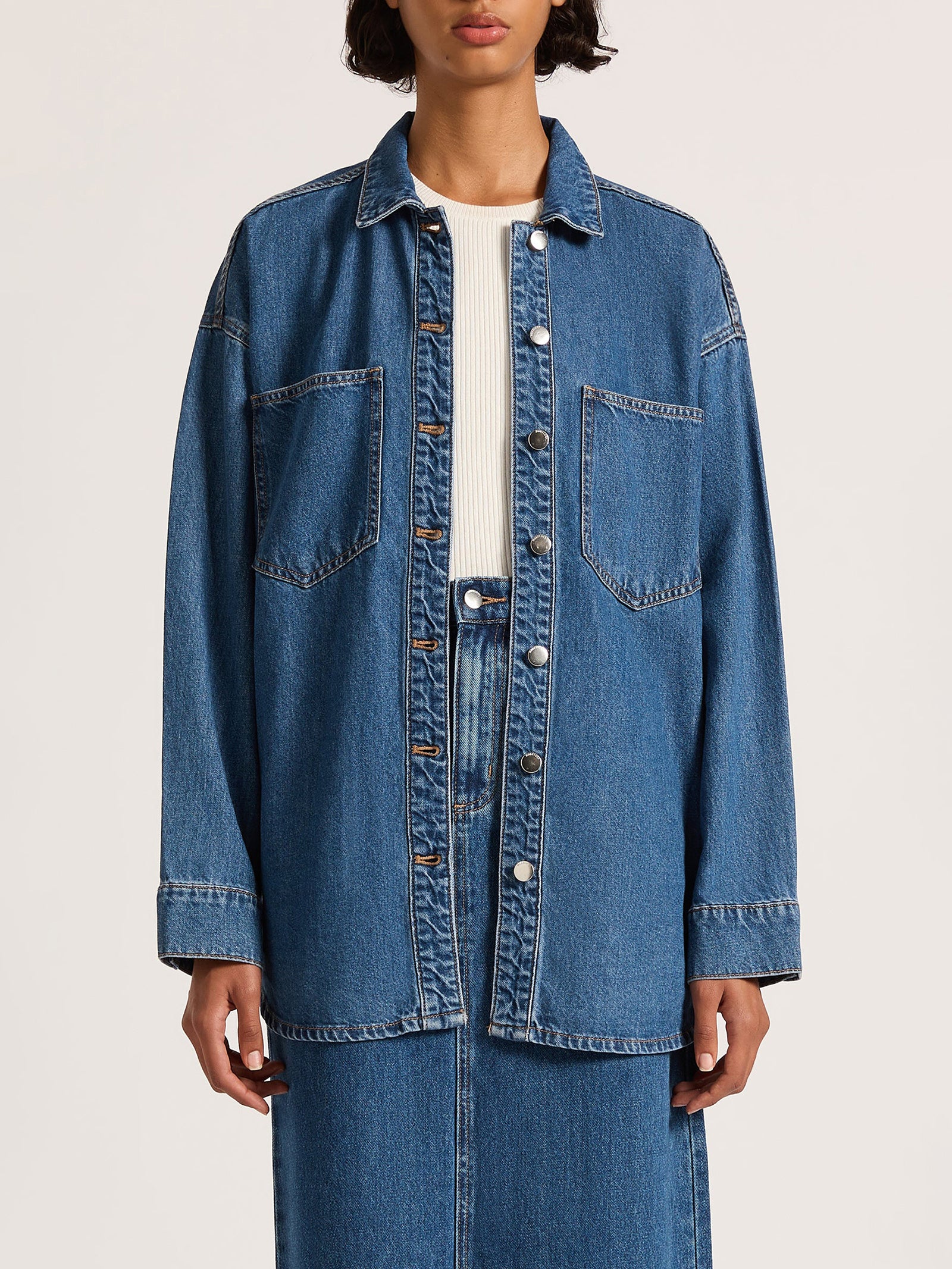 Organic Denim Overshirt