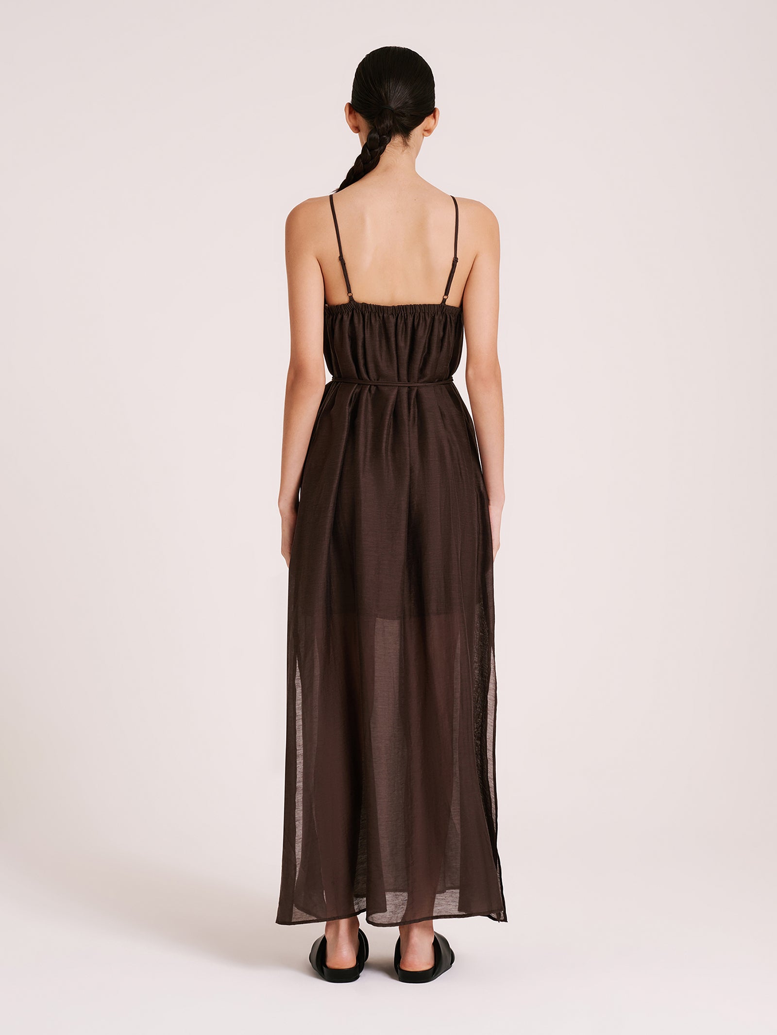 Ziki Maxi Dress in Bark