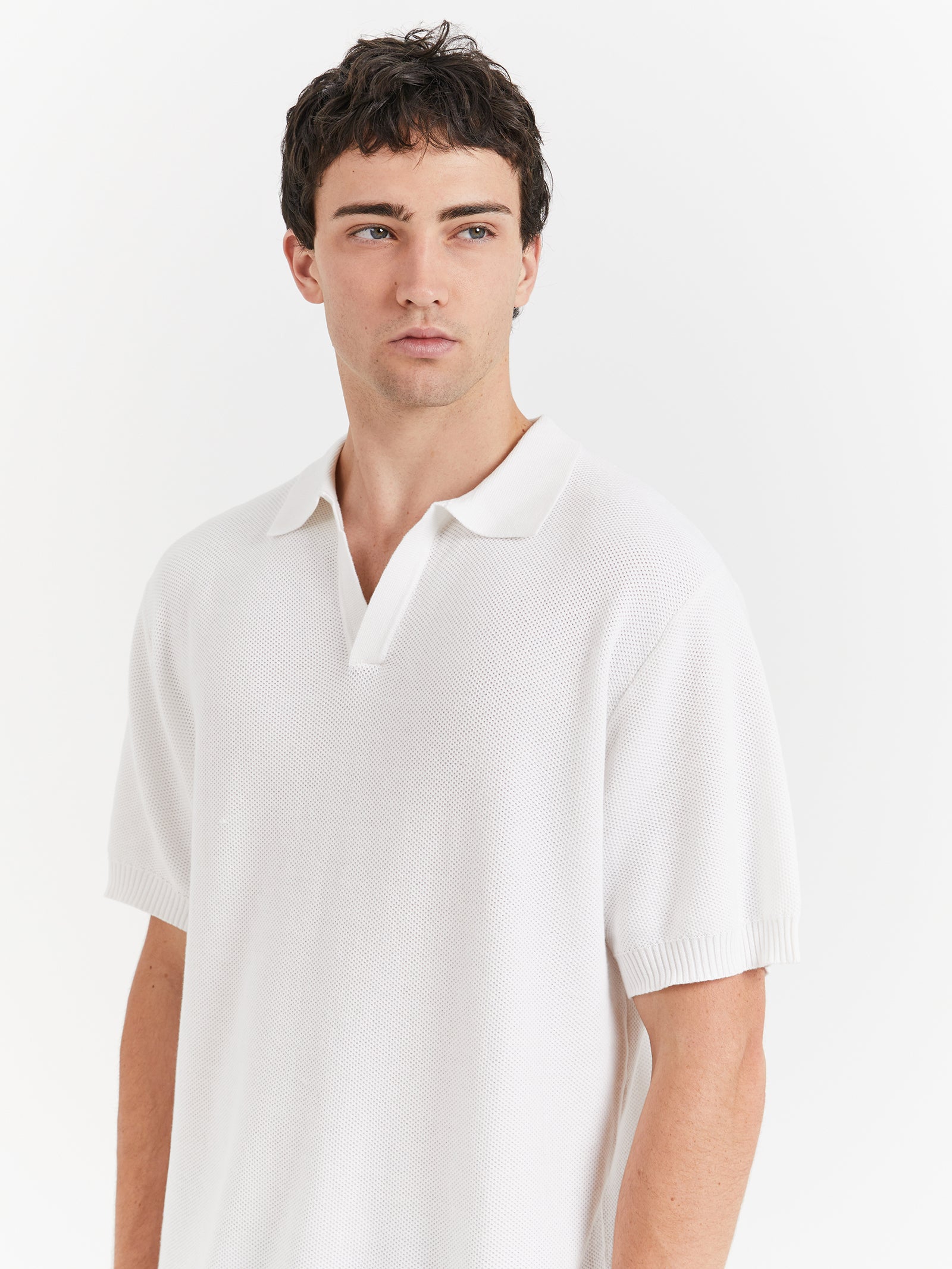 St Tropez Short Sleeve Shirt in White