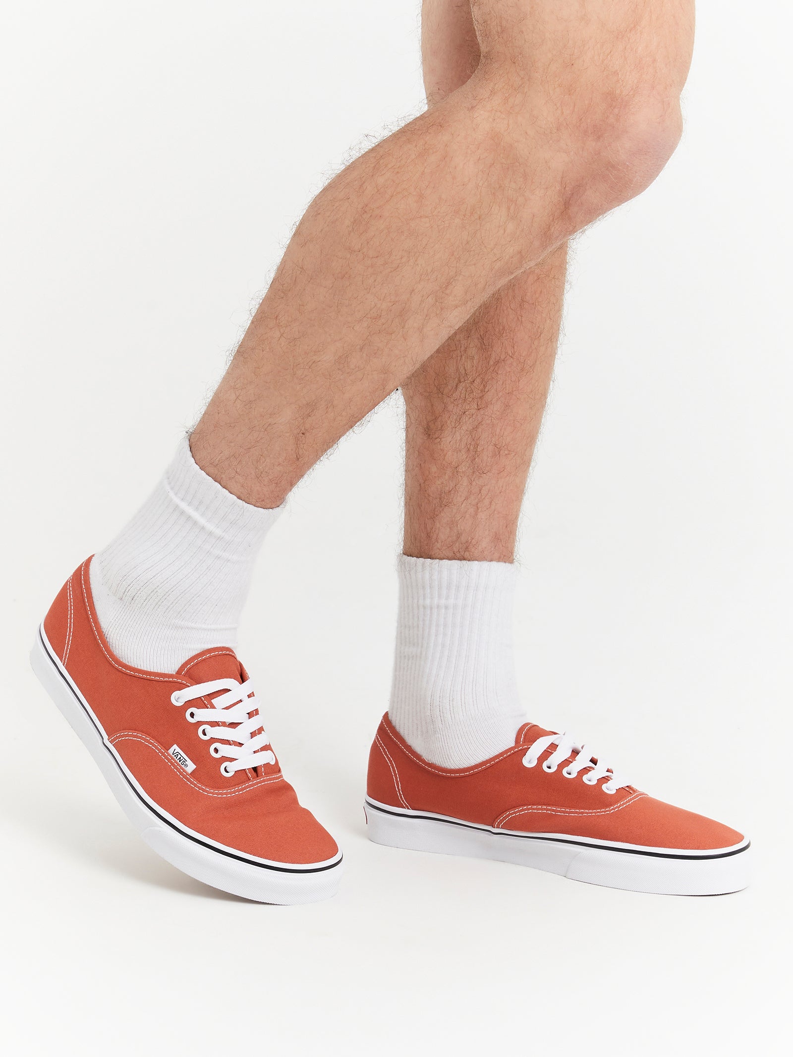 Unisex Authentic Color Theory Sneakers in Coral