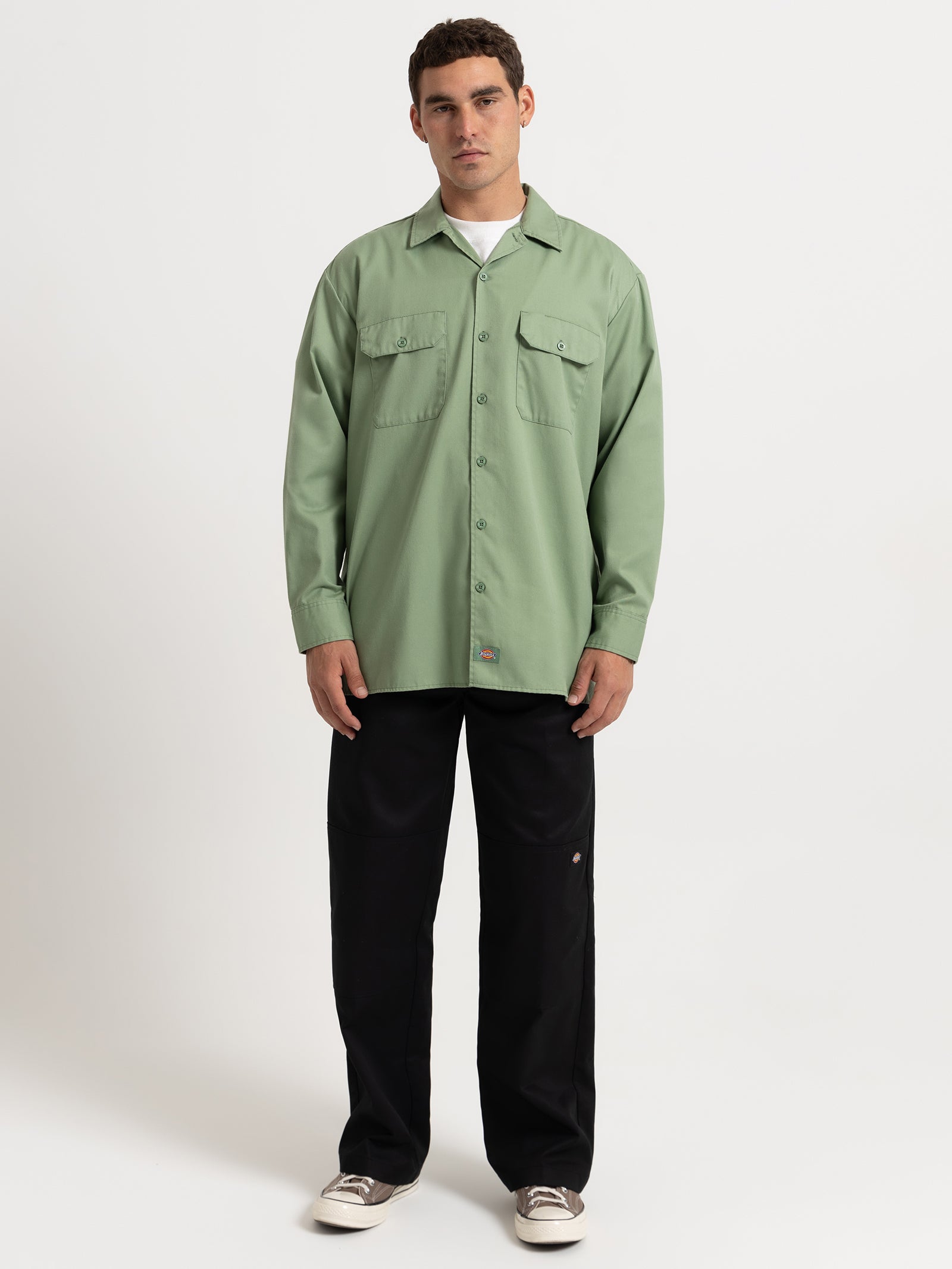 574 Long Sleeve Shirt in Jade