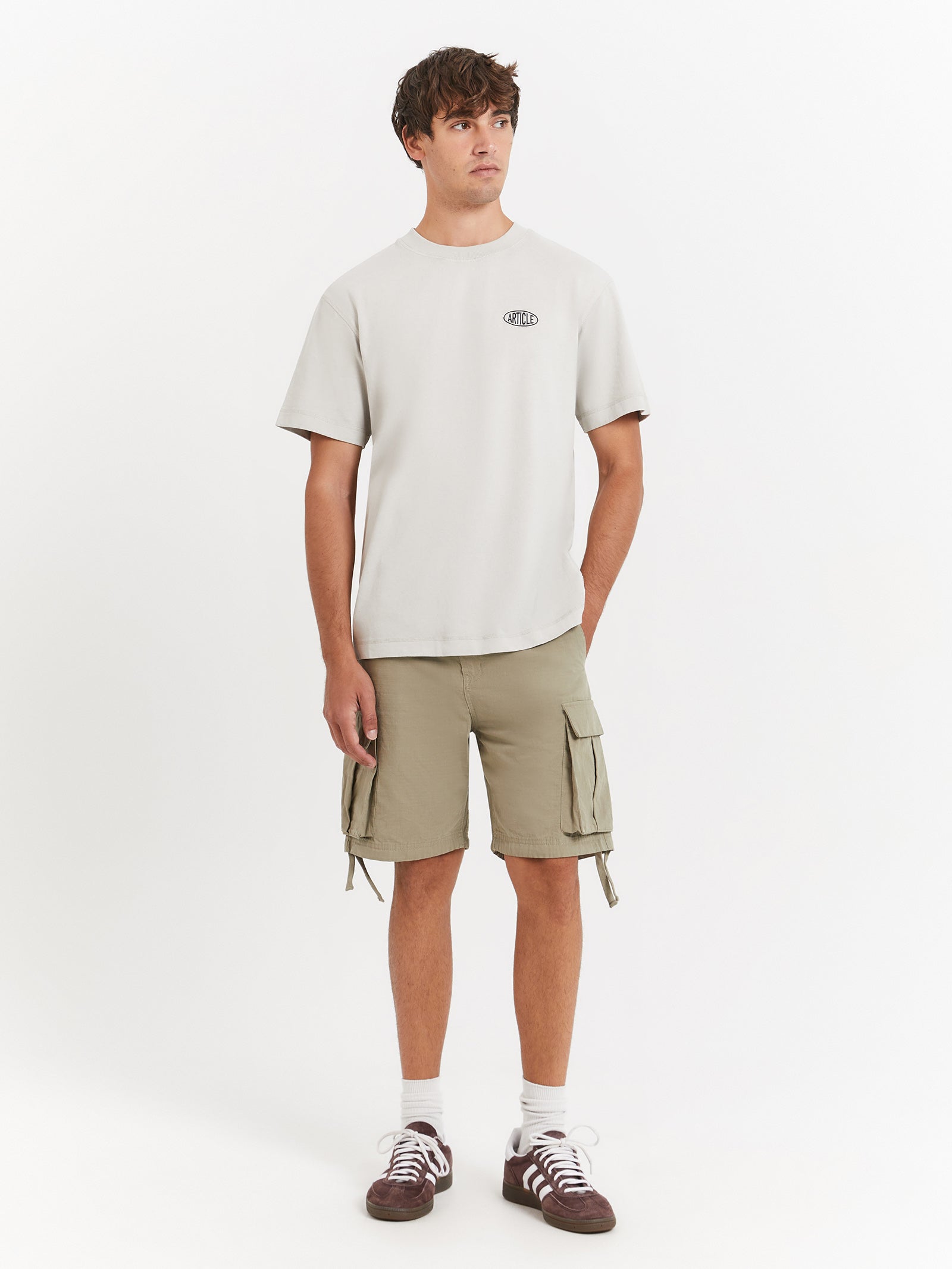 Wyatt Cargo Shorts in Basil