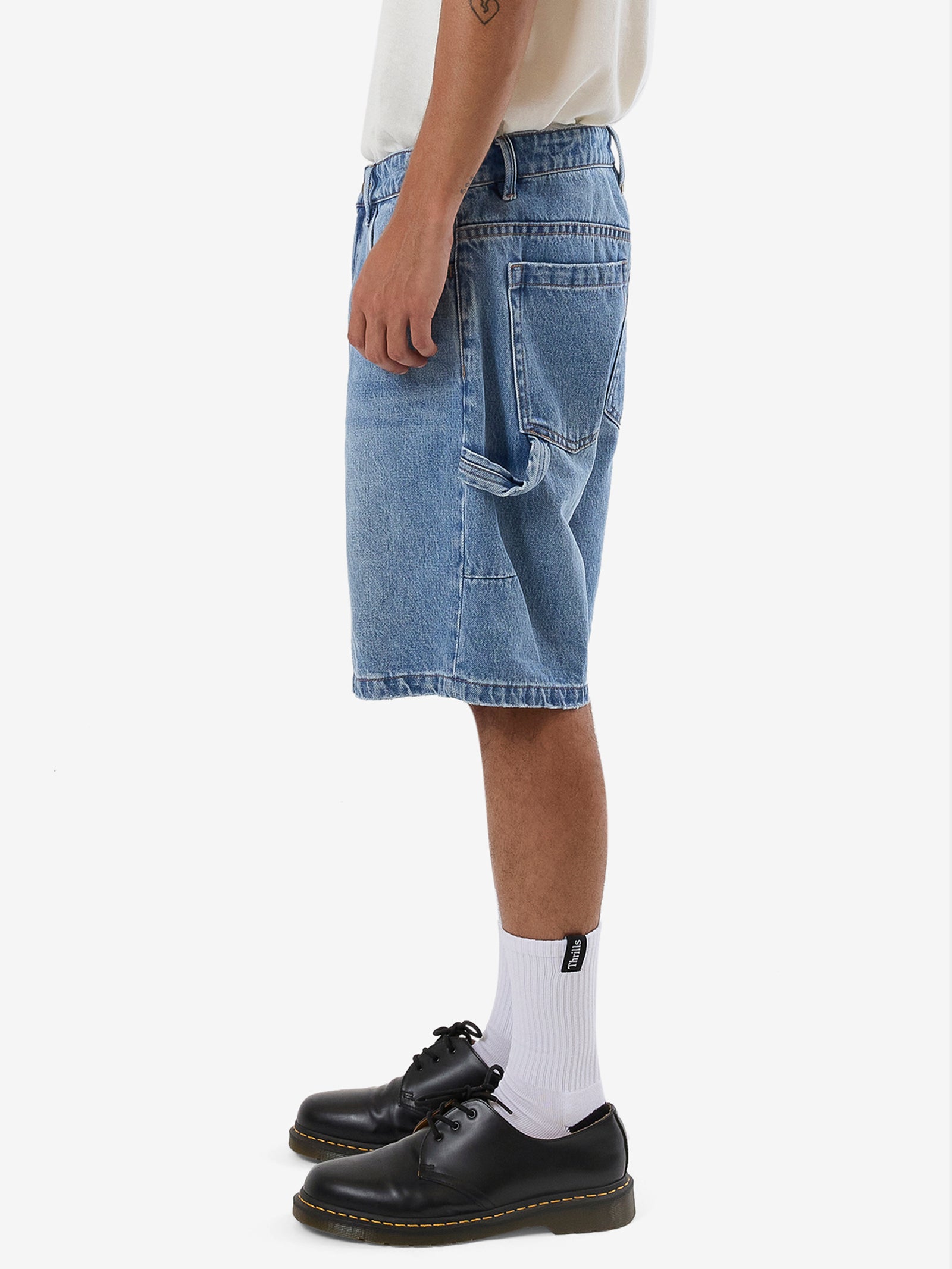 Slacker Denim Short In Tempest Blue