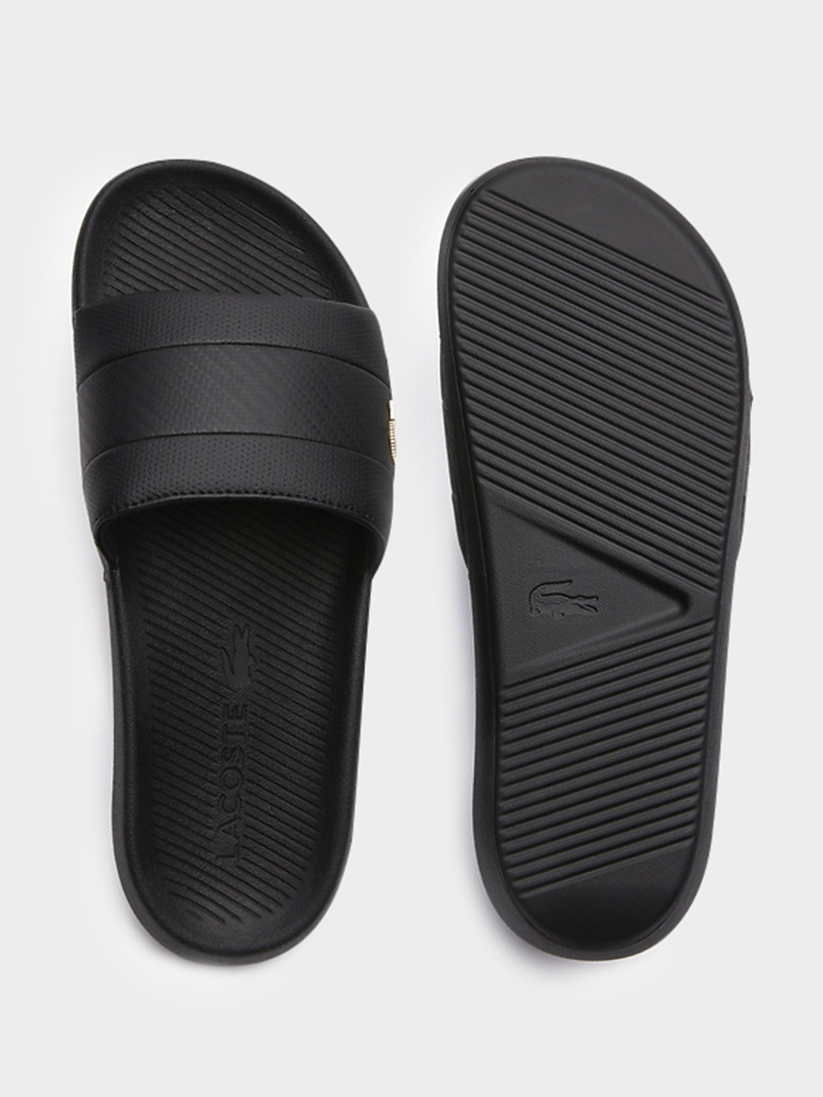 Mens Serve Slide Hybrid Slides in Black