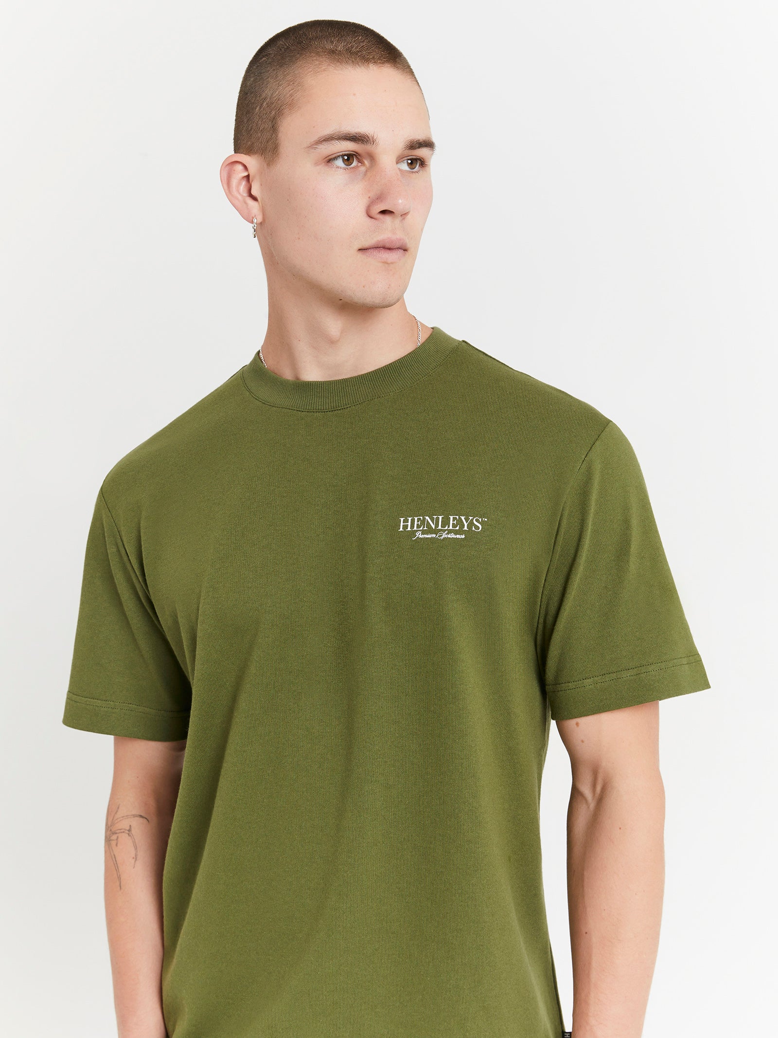 Crest T-Shirt in Khaki