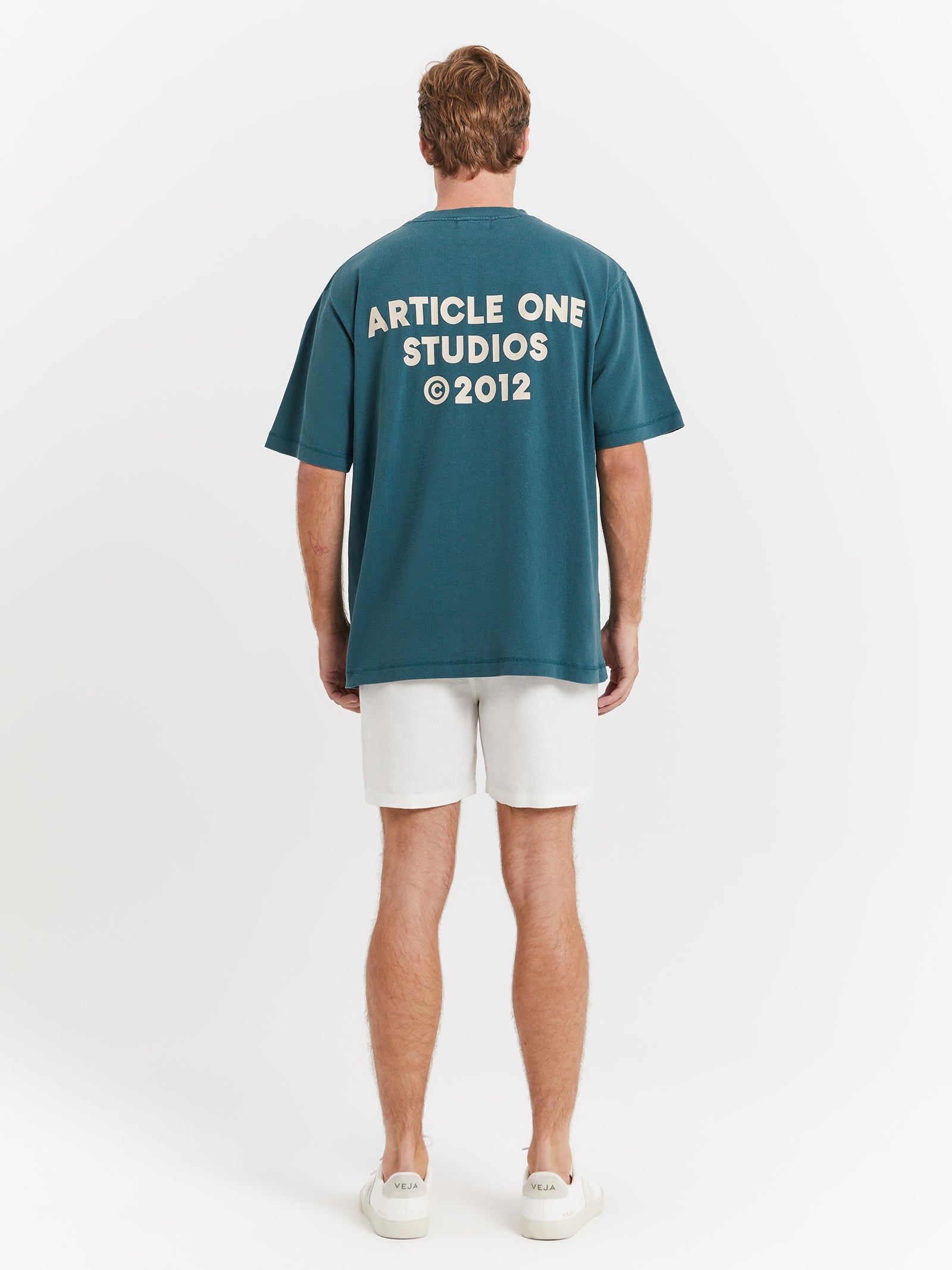 Studio Logo T-Shirt in Spruce