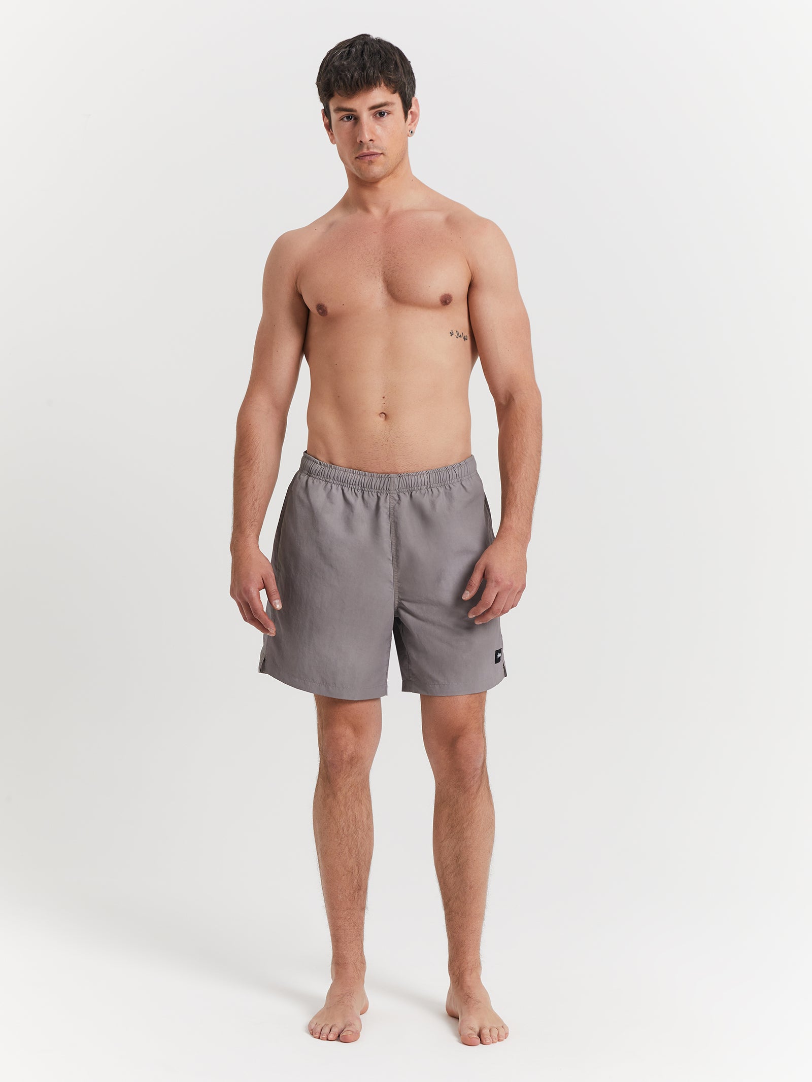 Wave Dye Watershorts in Earth Grey