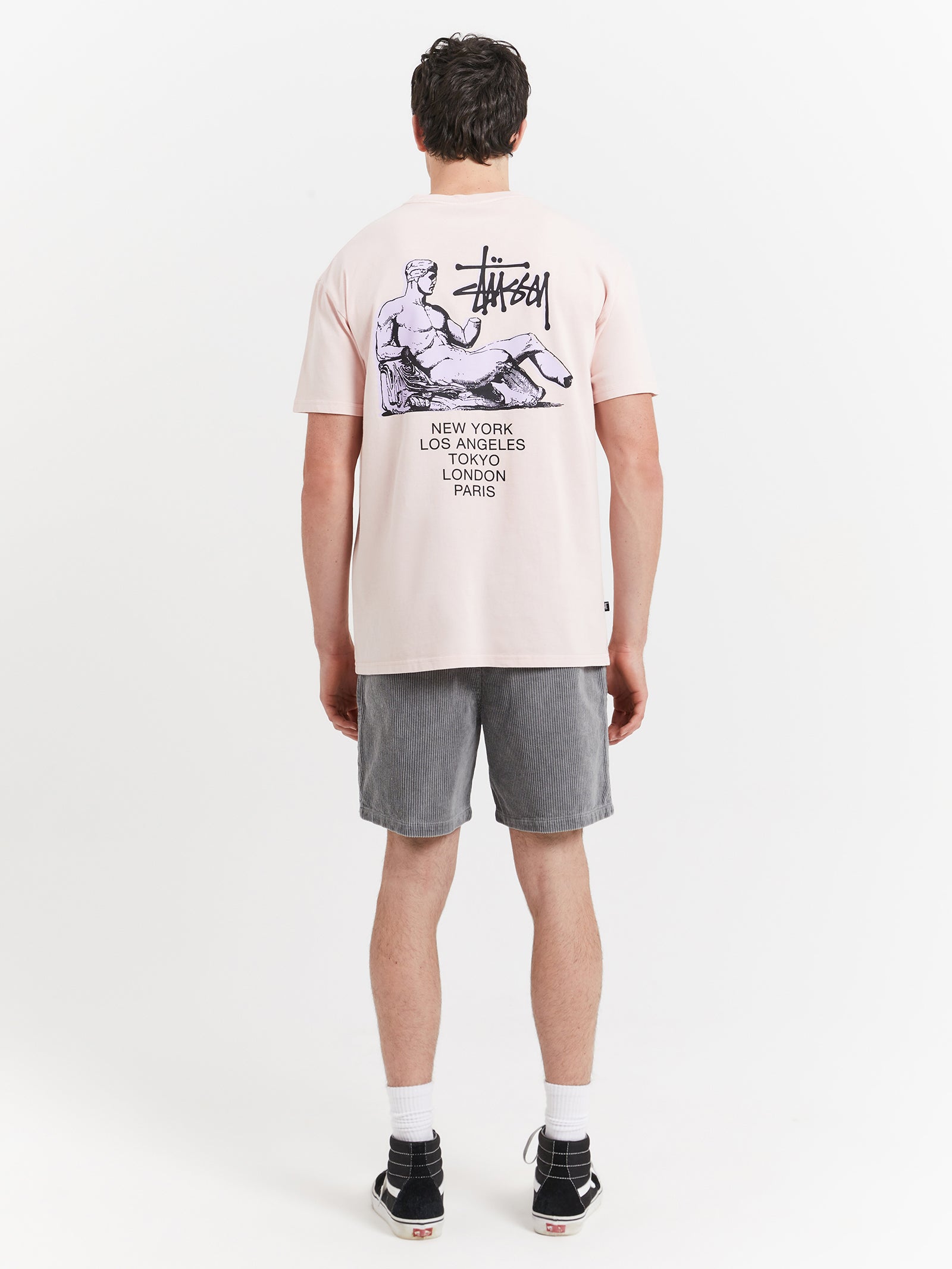 Dionysos Heavyweight T-Shirt in Pigment Washed Pink