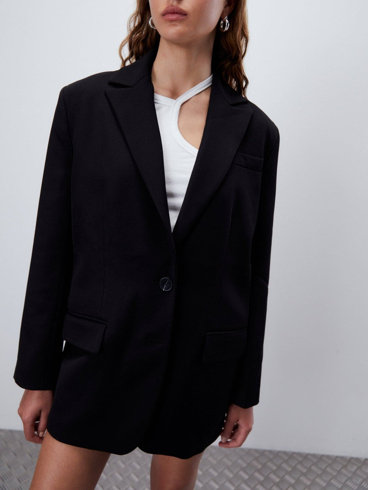 Jonah Oversized Blazer in Black