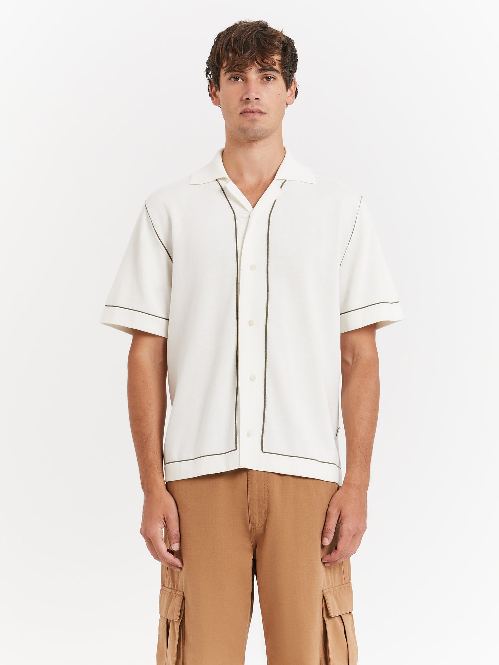 Albius Knit Shirt in Natural