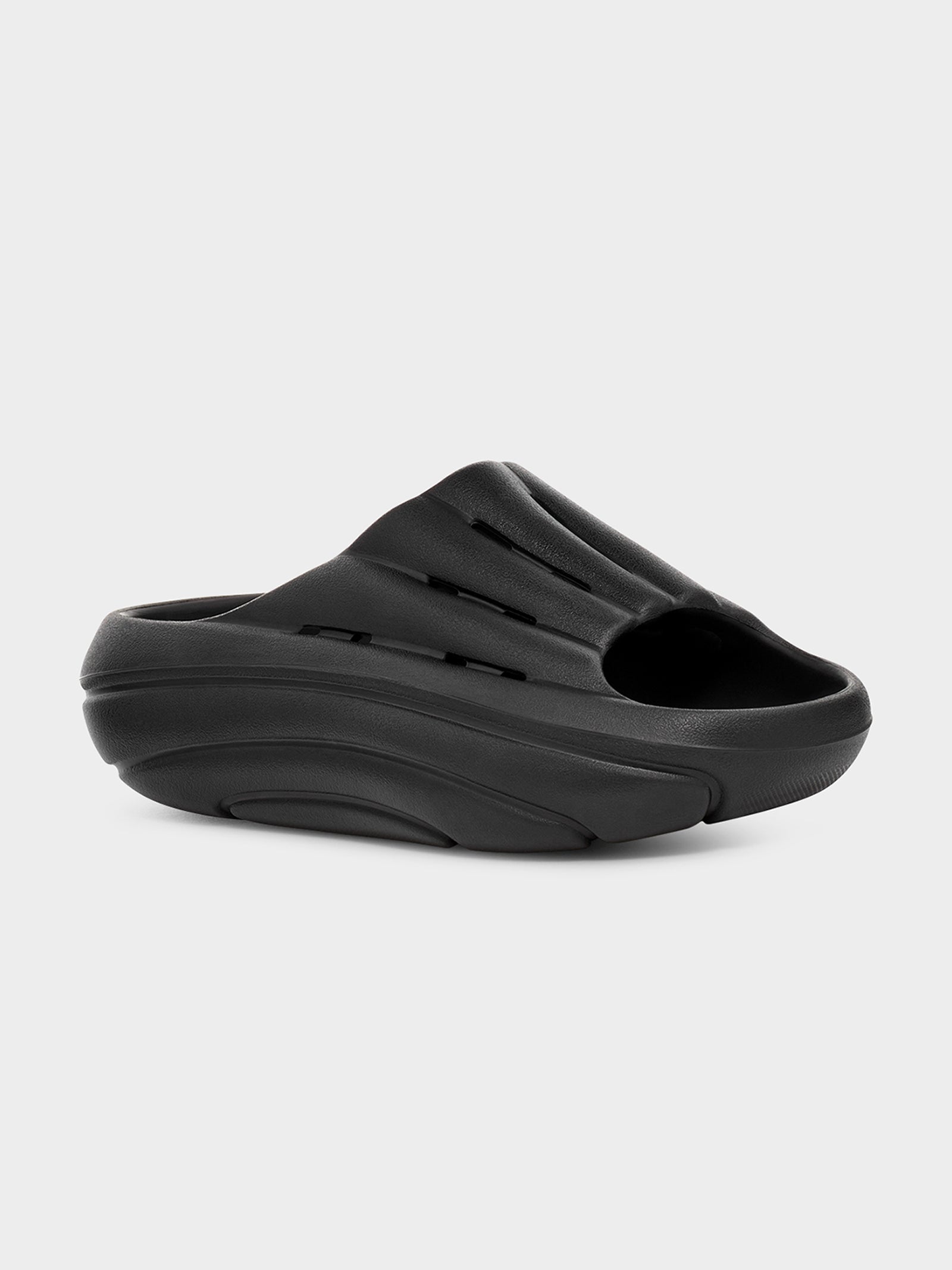 Womens Foamo Slides in Black