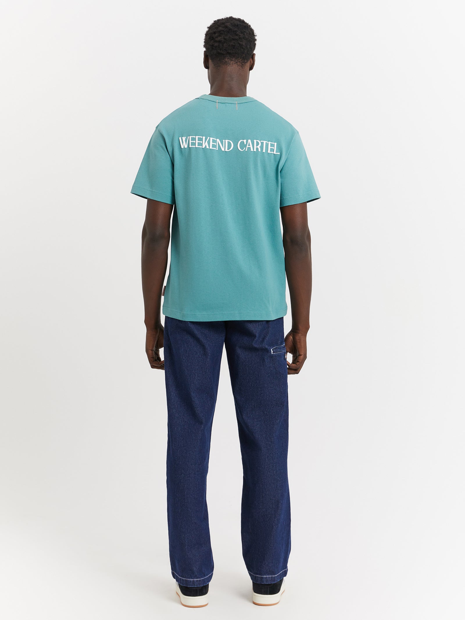 Cartel Logo T-Shirt in Teal