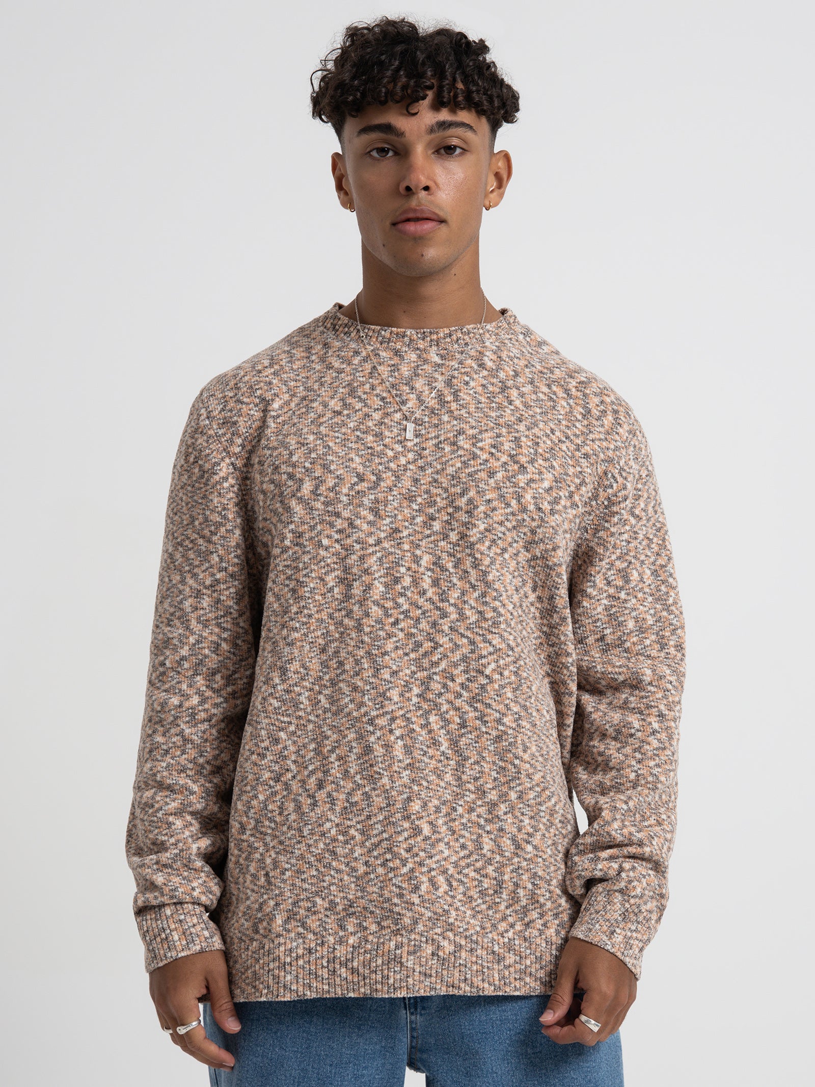 Iris Crew Knit in Beige