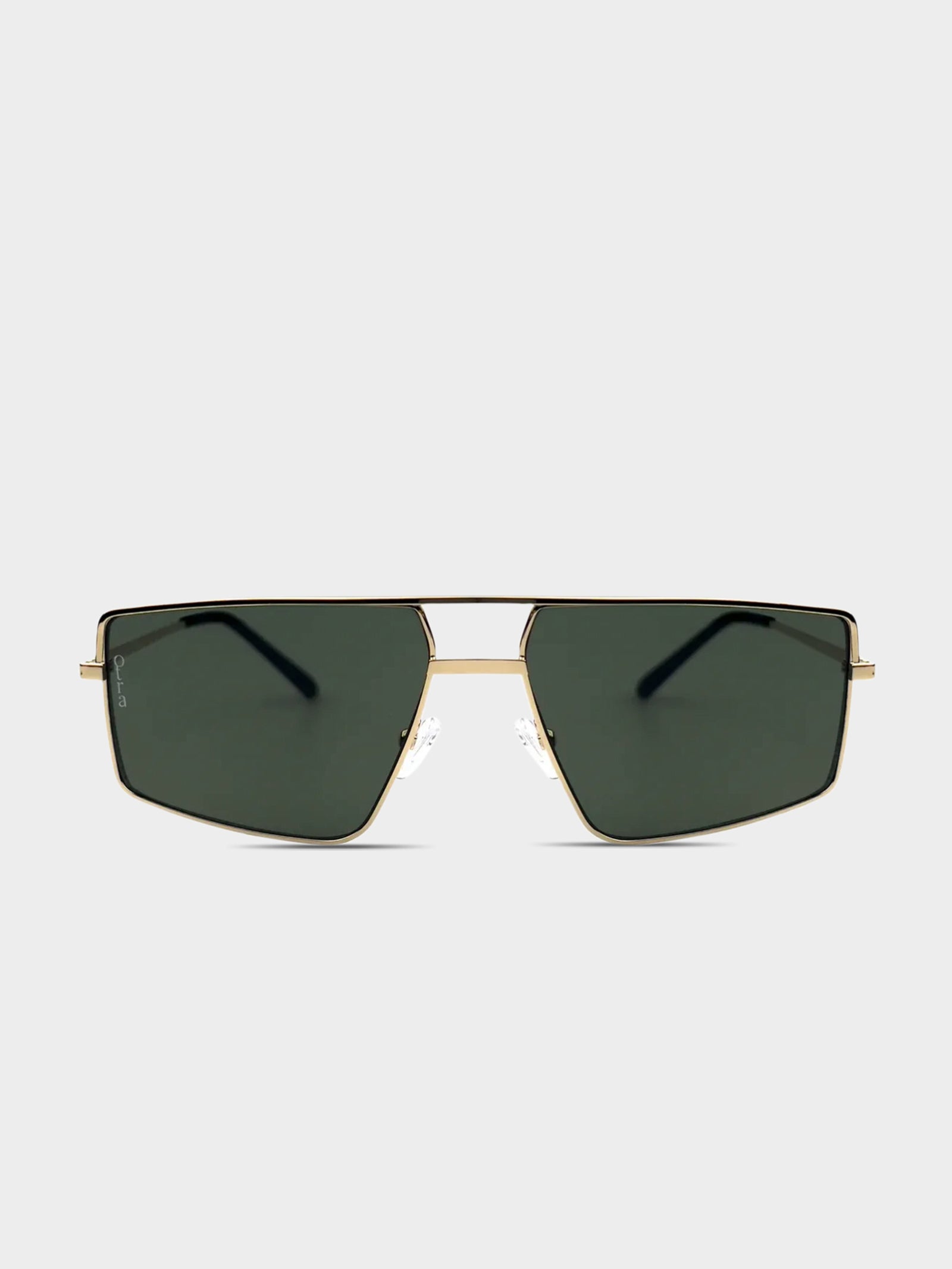 Jordan Sunglasses in Gold & Green