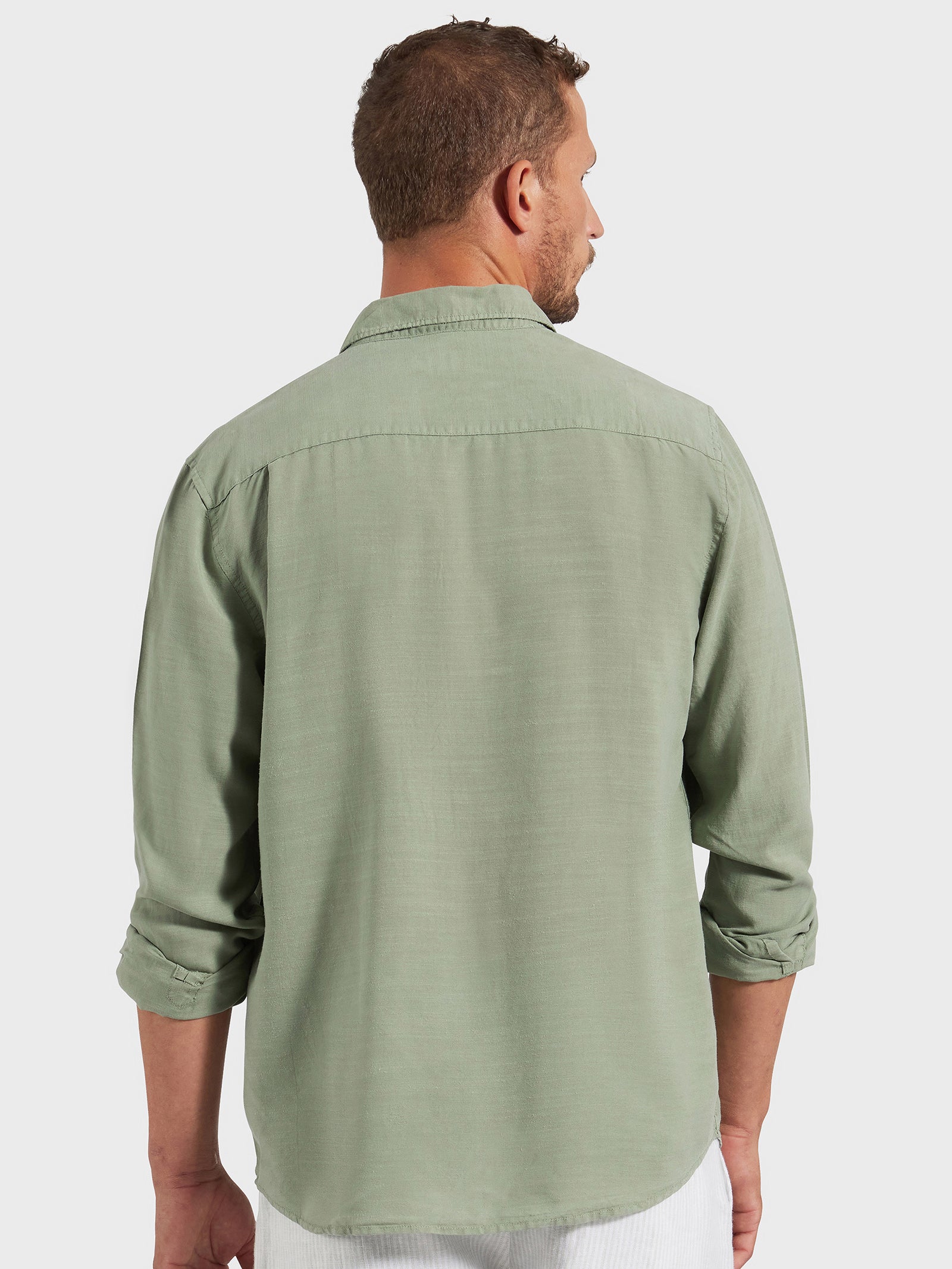 Burton Shirt in Jasper Green