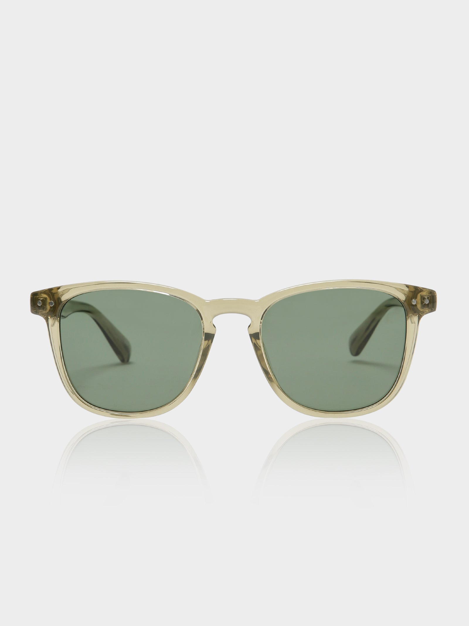 Syd Sunglasses in Ochre Green