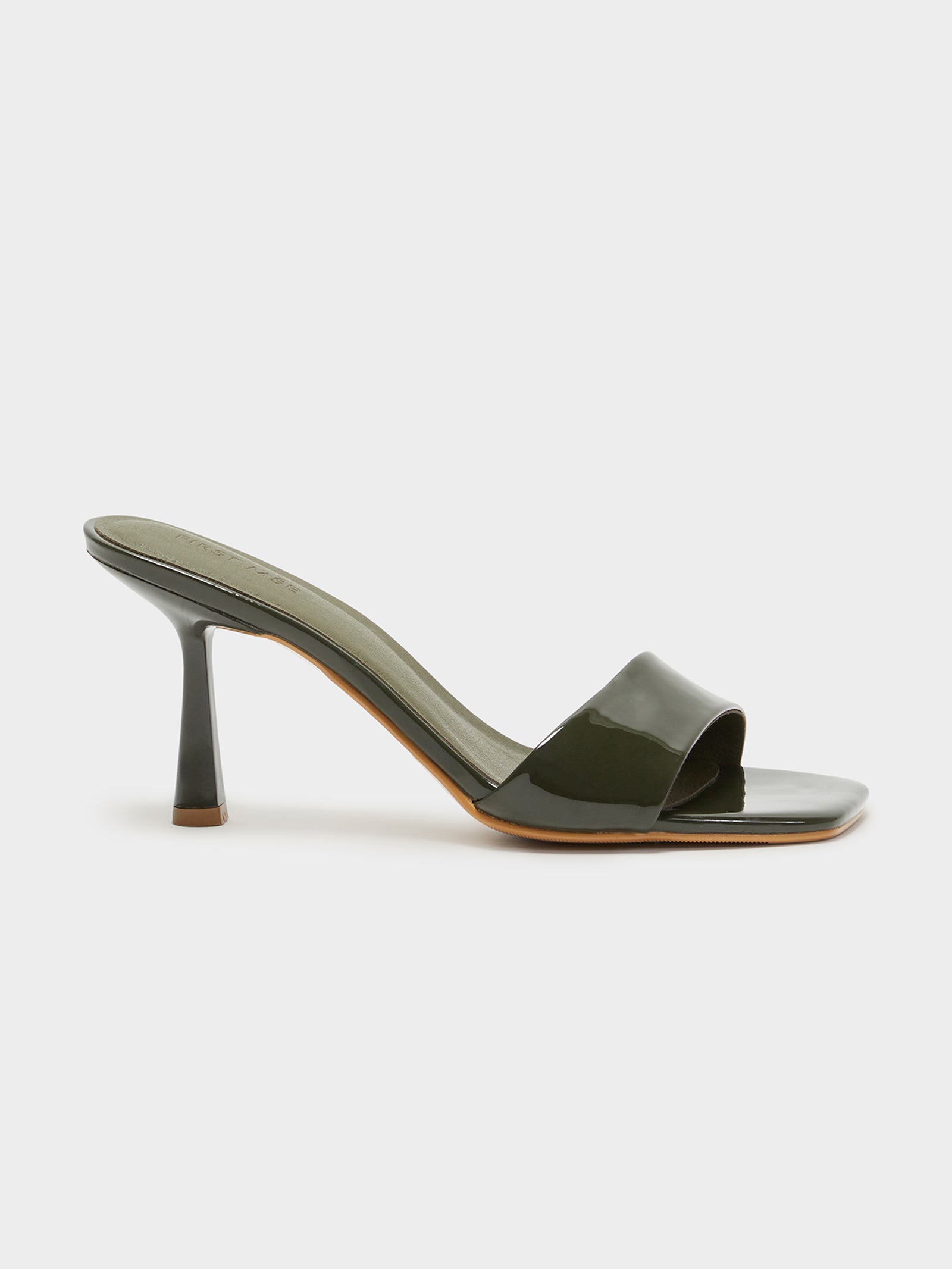 Cassia Heels in Khaki