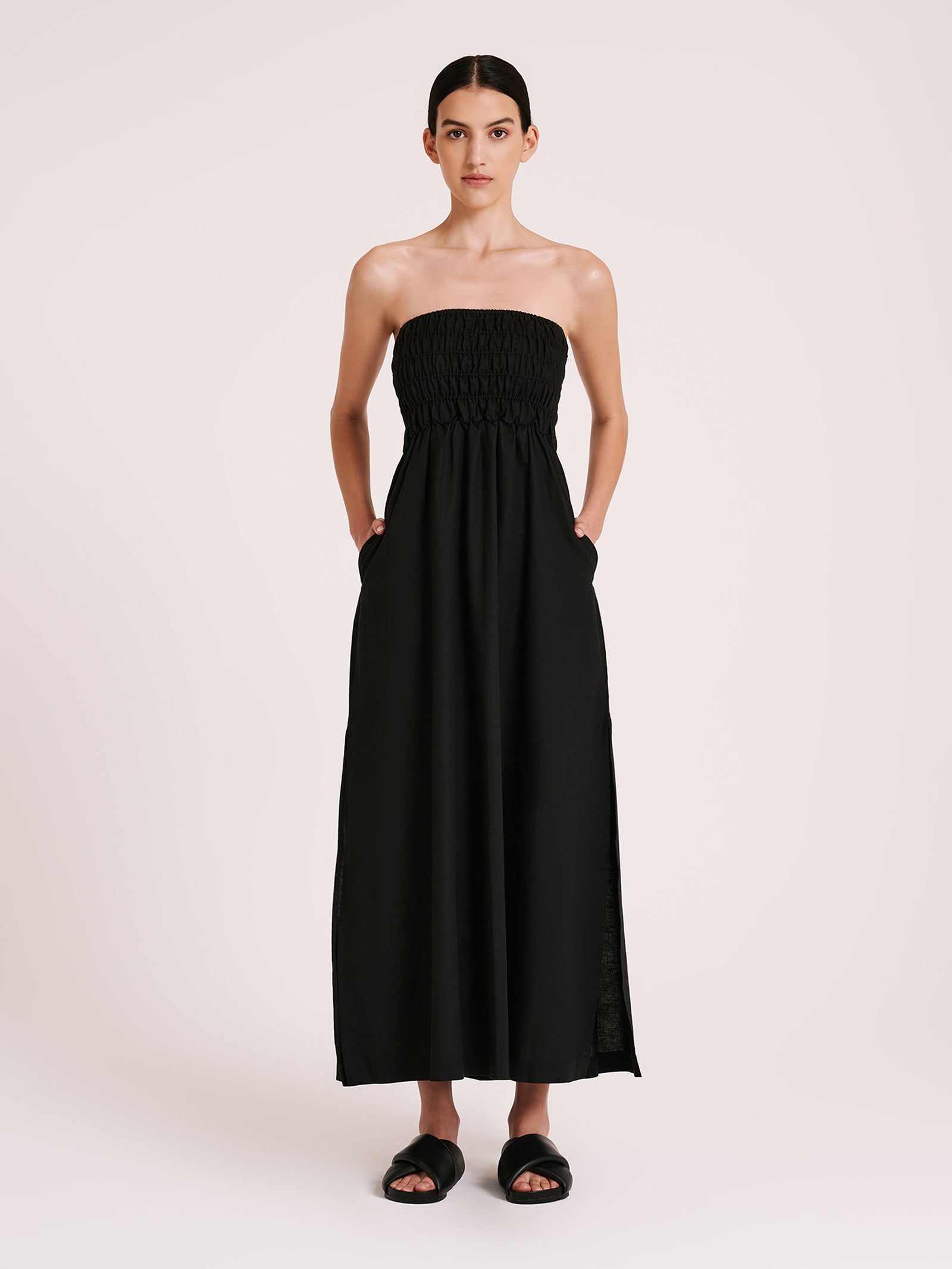 Zuri Maxi Dress in Black