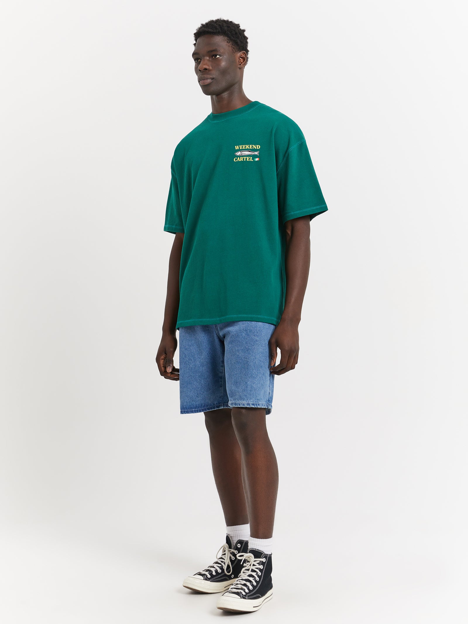 Sardinas T-Shirt in Emerald