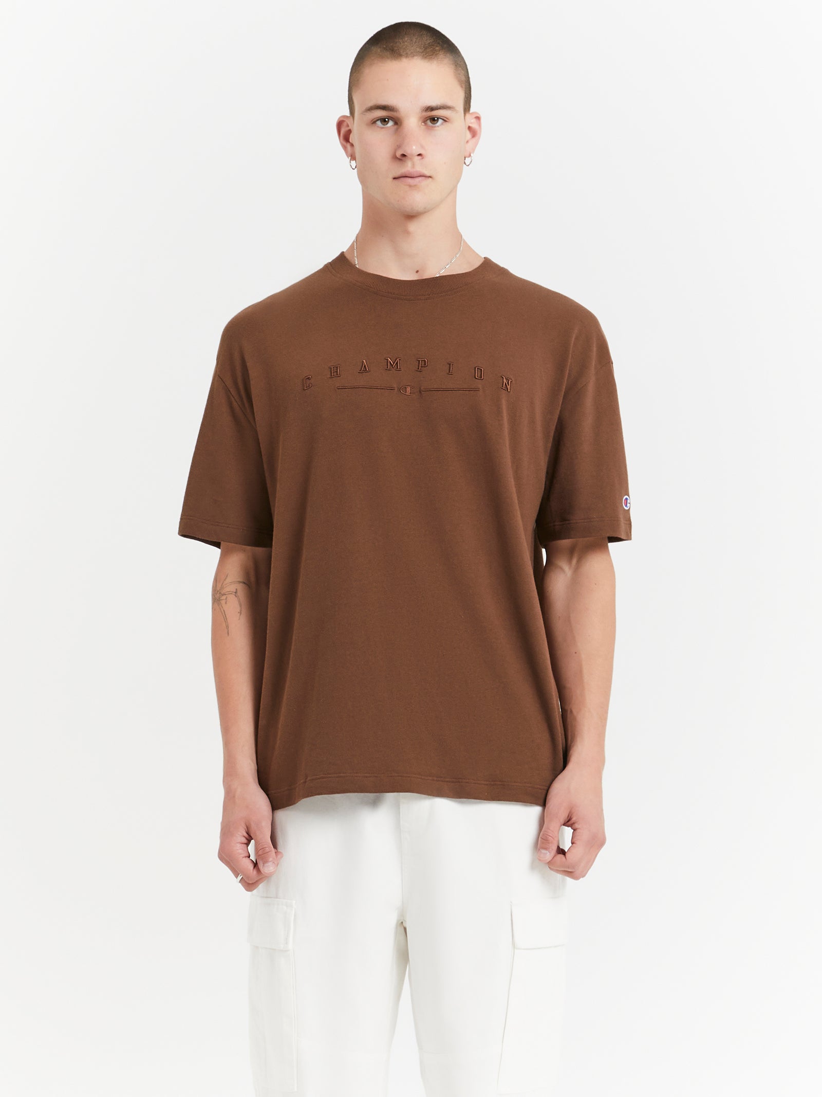 Heritage 2K Logo T-Shirt in Saddleback