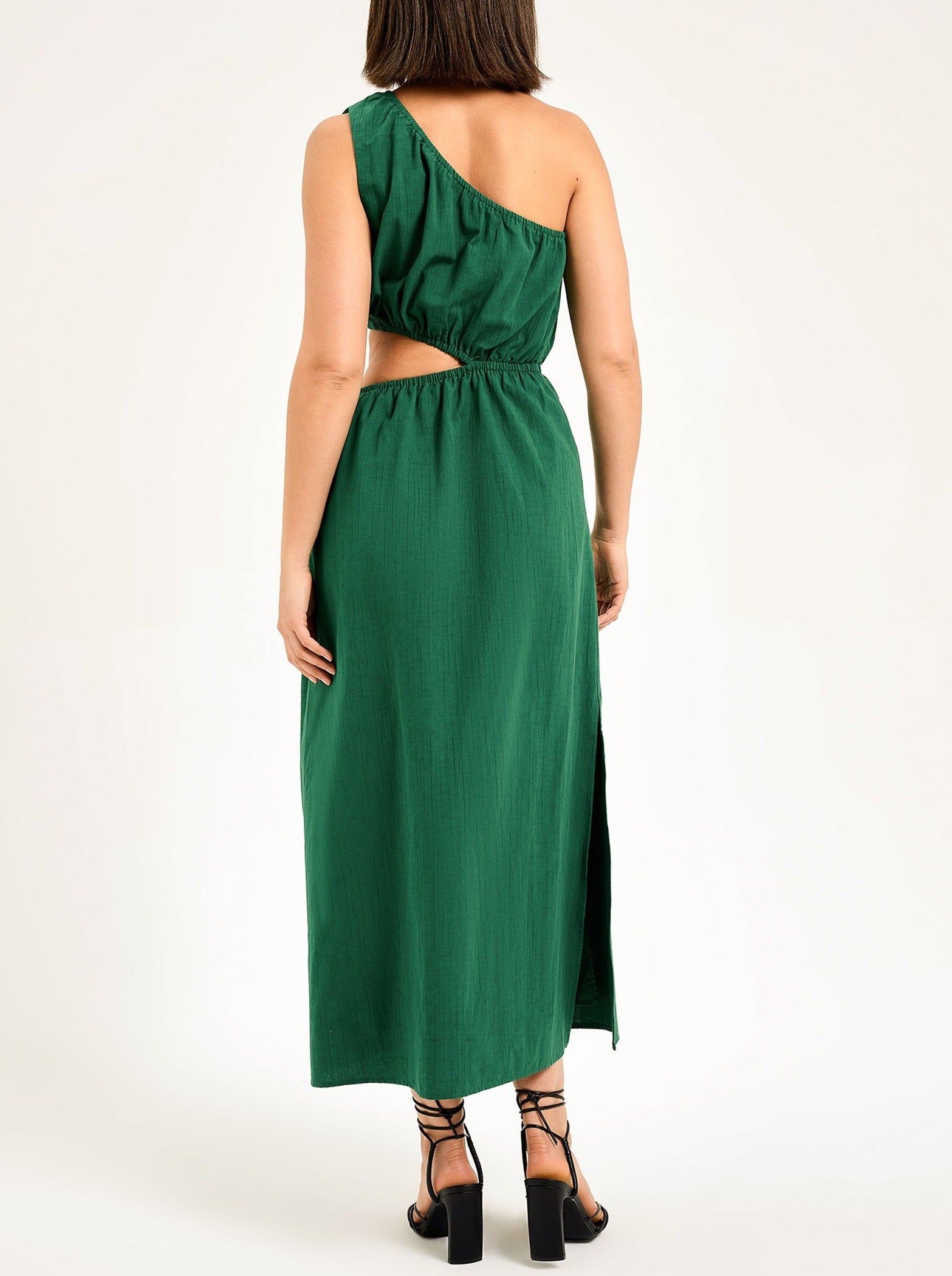 Yvette Midi Dress in Emerald