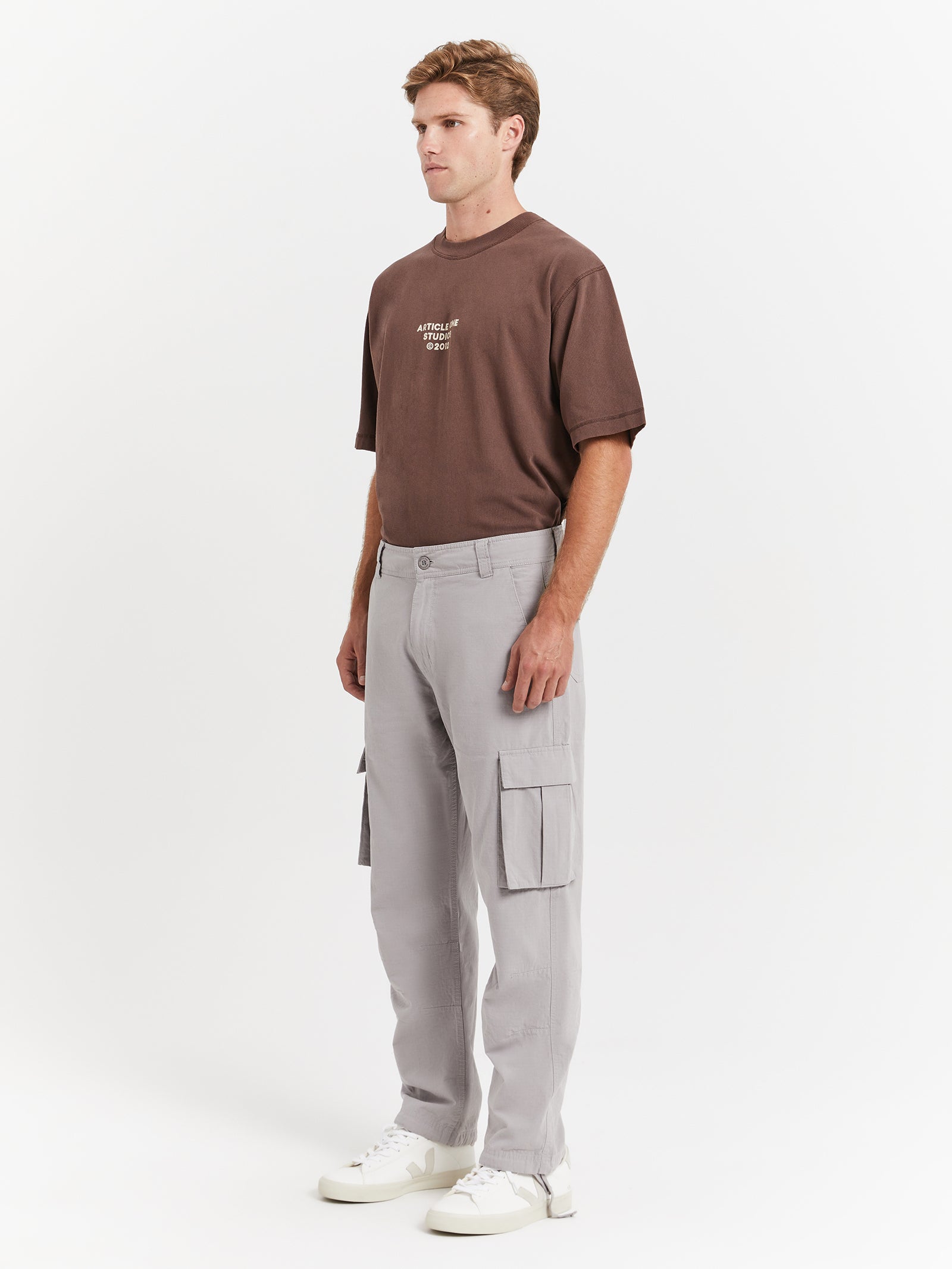 Wyatt Cargo Pants in Grey