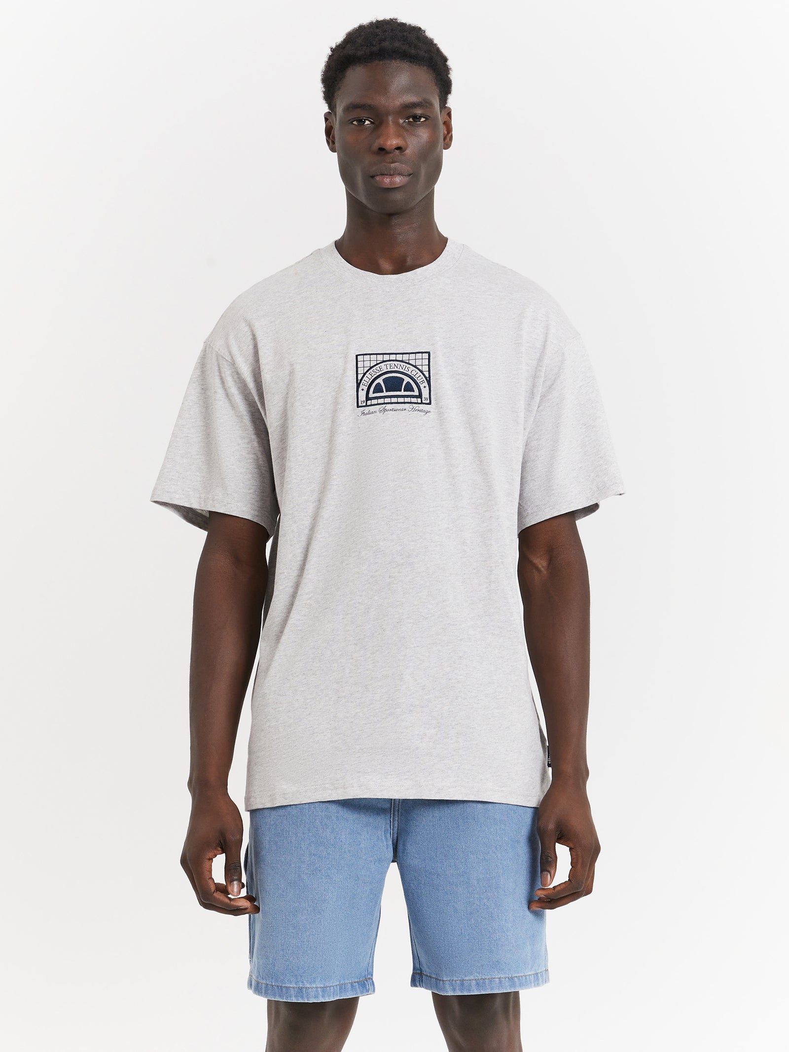 Entrada T-Shirt in Light Grey Marl