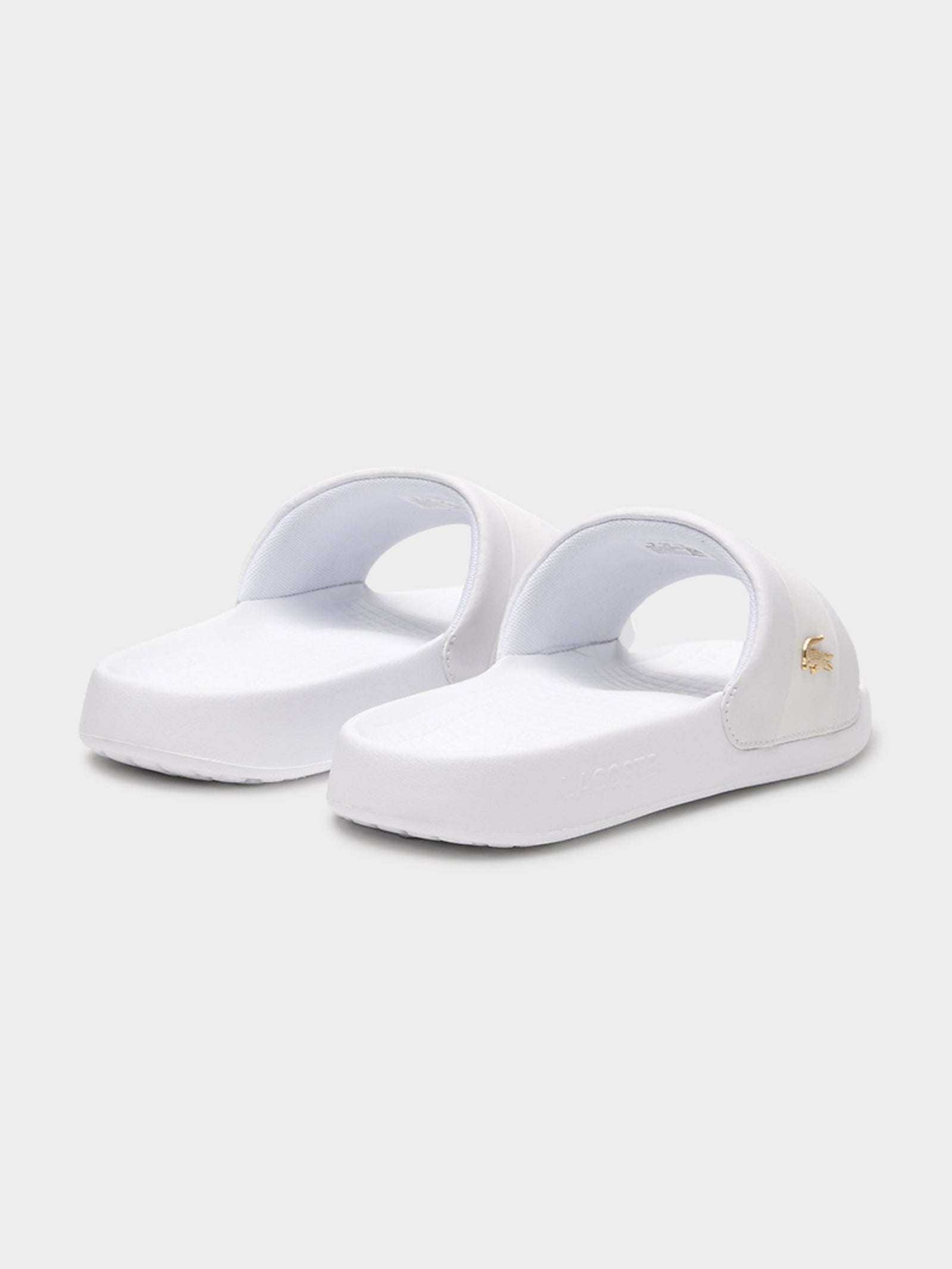 Mens Serve Slide Hybrid Slides in White