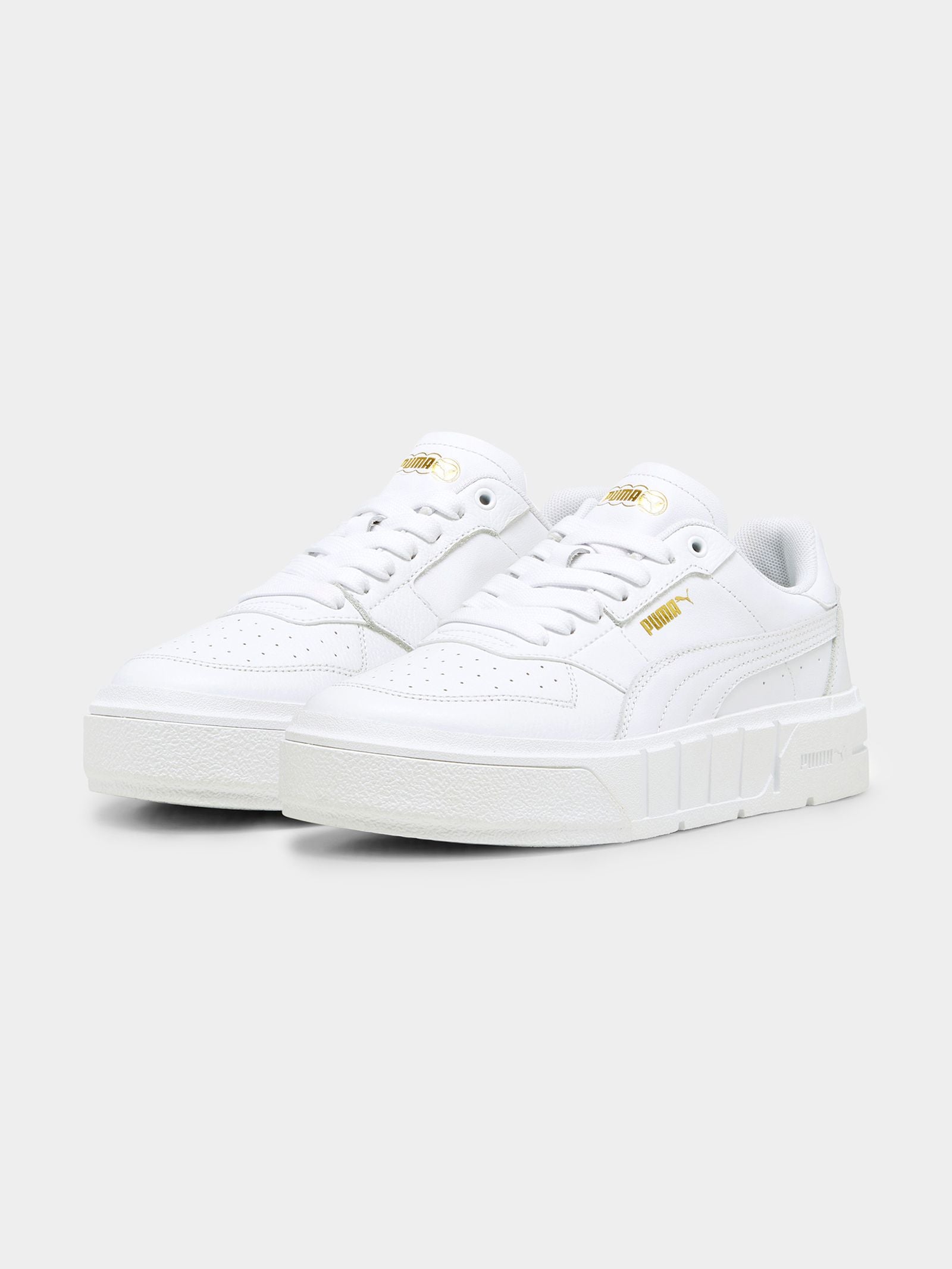 Womens Cali Court Lth Sneaker in Puma White