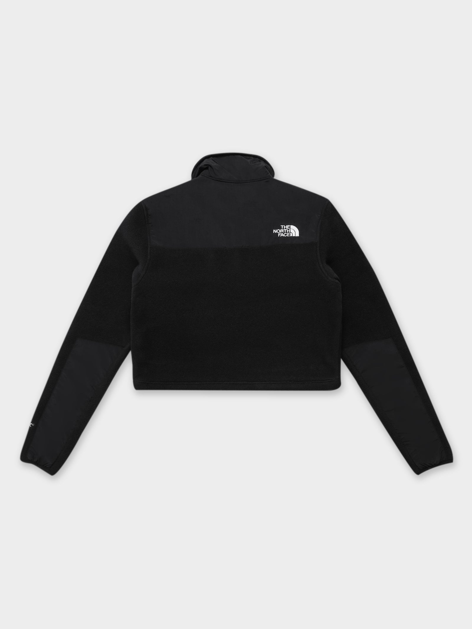 Denali Fleece Cropped Pullover in Black