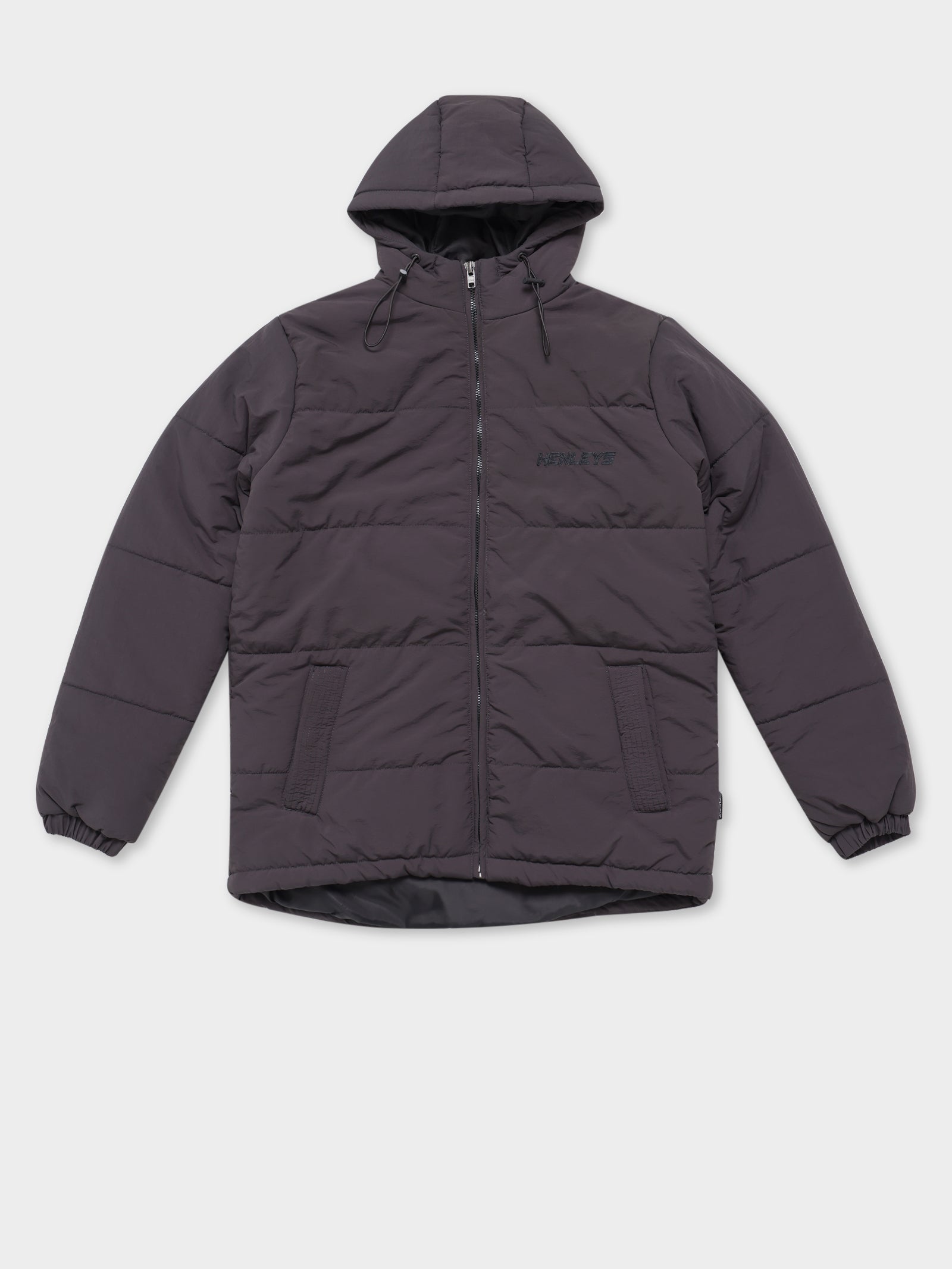 Overdrive Hooded Puffer in Coal