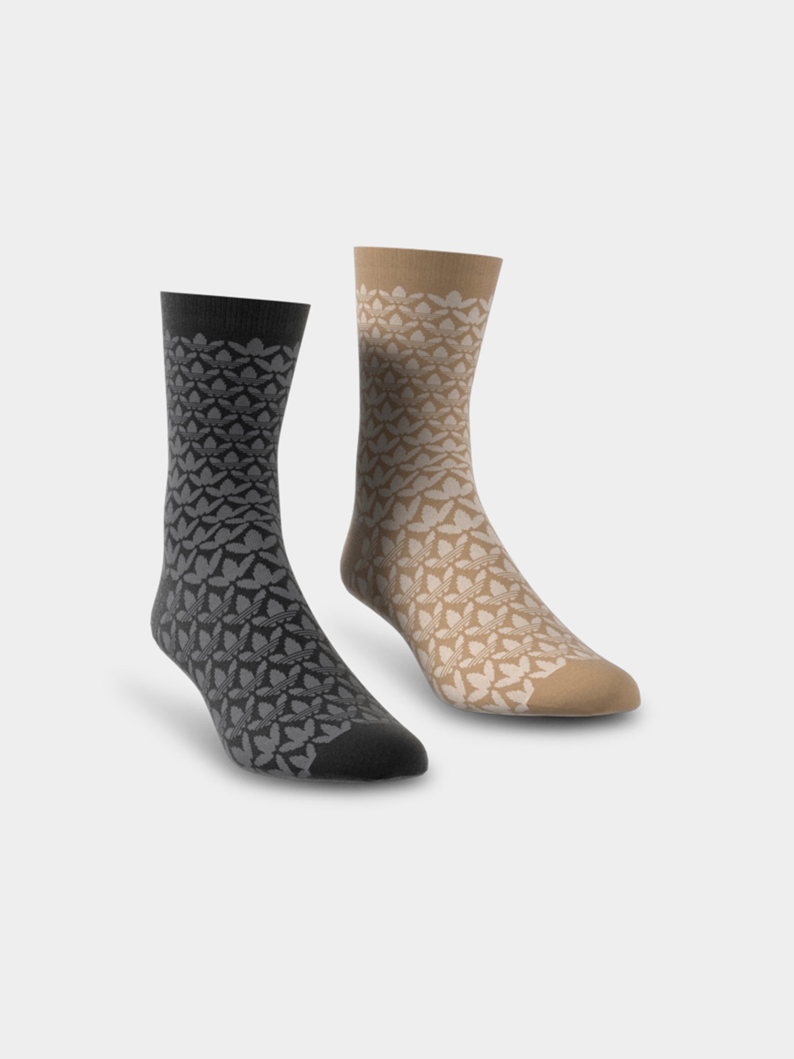 2 Pairs of Monogram Crew Socks