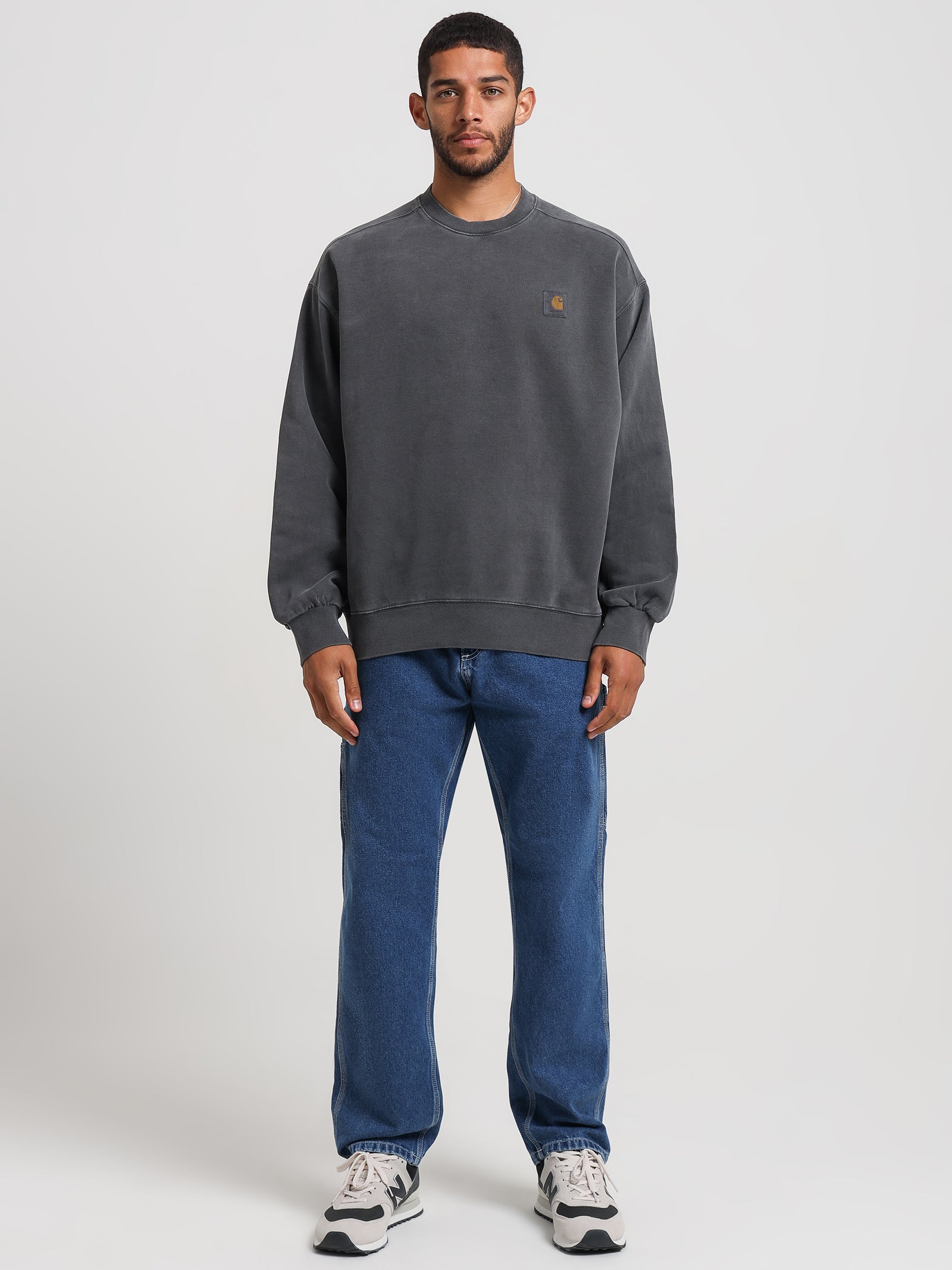 Vista Sweatshirt in Vulcan Garment Dyed